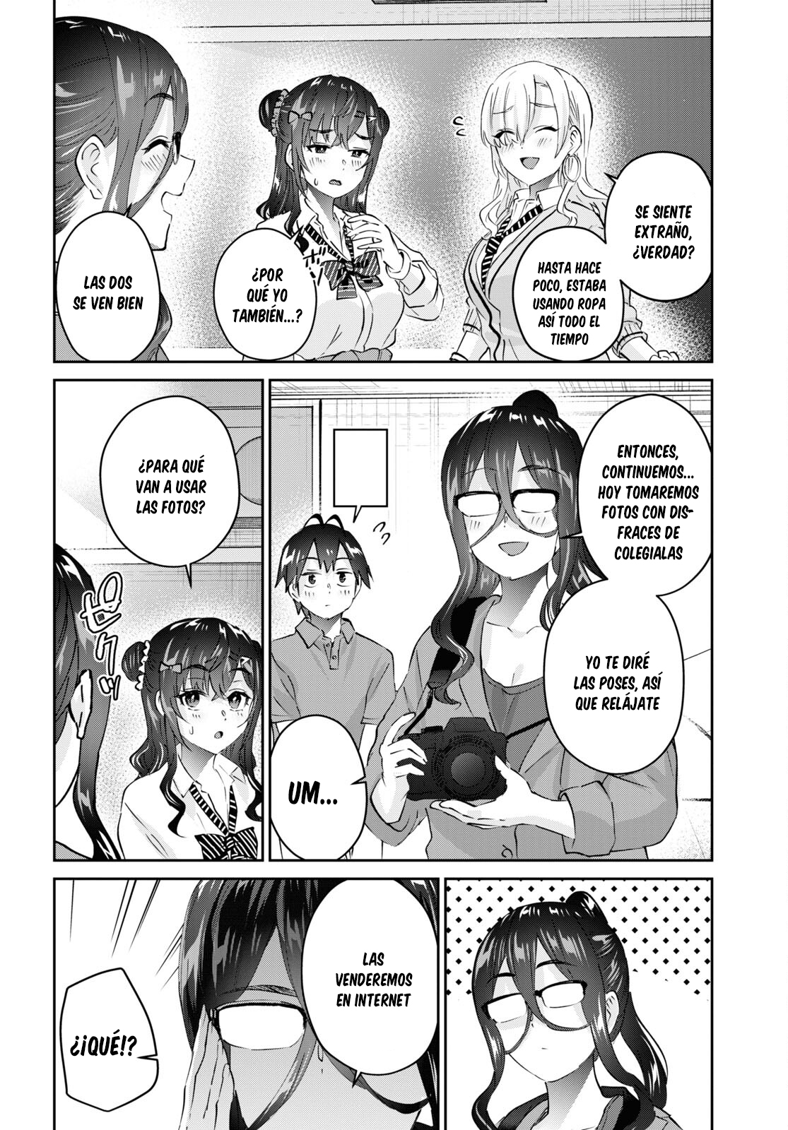 Hajimete no Gal Capitulo 167: Mi primera sesión de fotos página 3