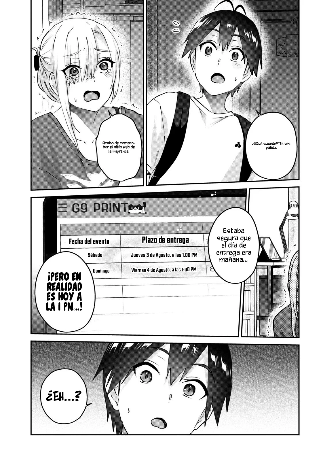 Hajimete no Gal Capitulo 170: Mi primer plazo de entrega página 5