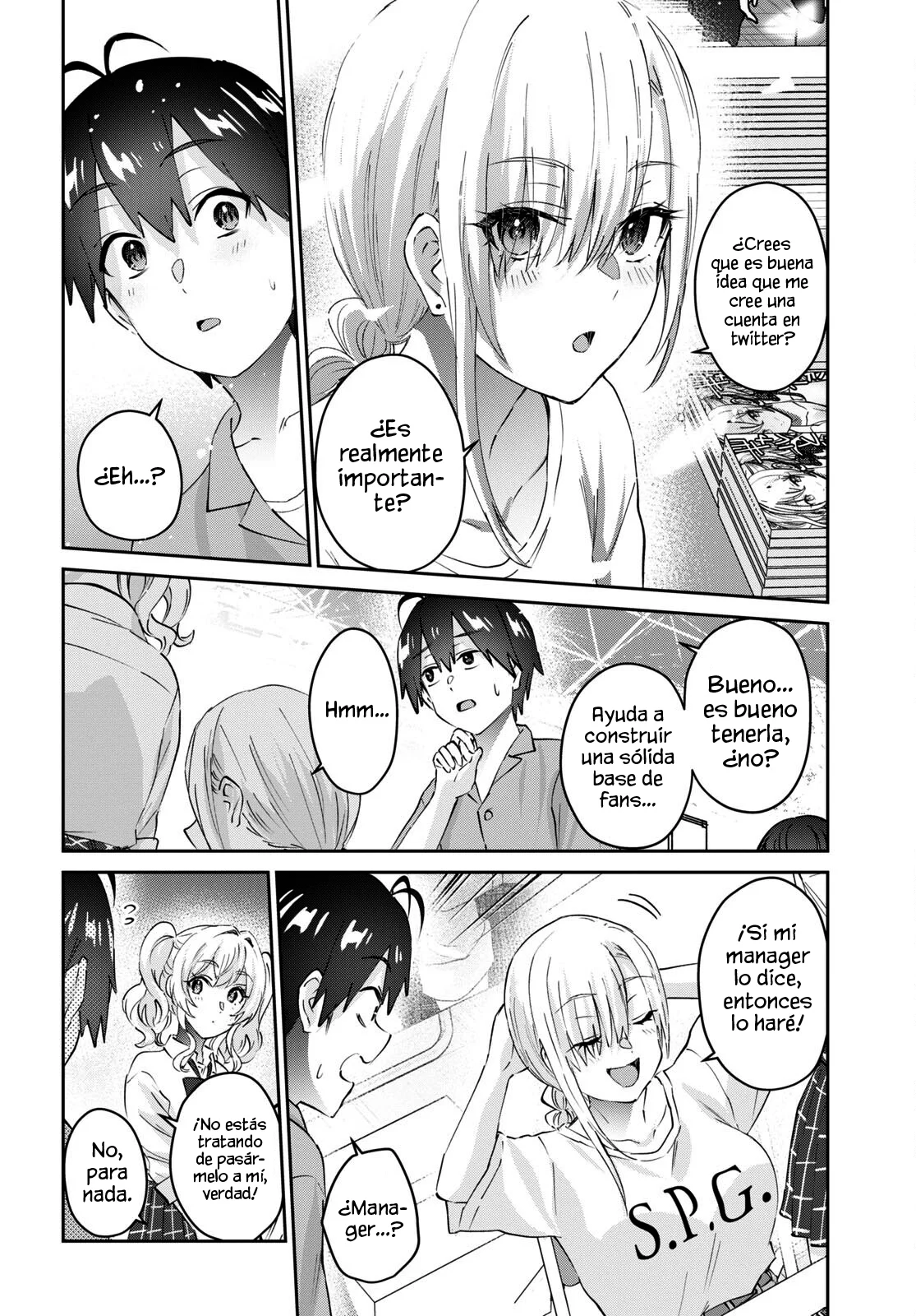 Hajimete no Gal Capitulo 171: Mi primer lanzamiento página 12