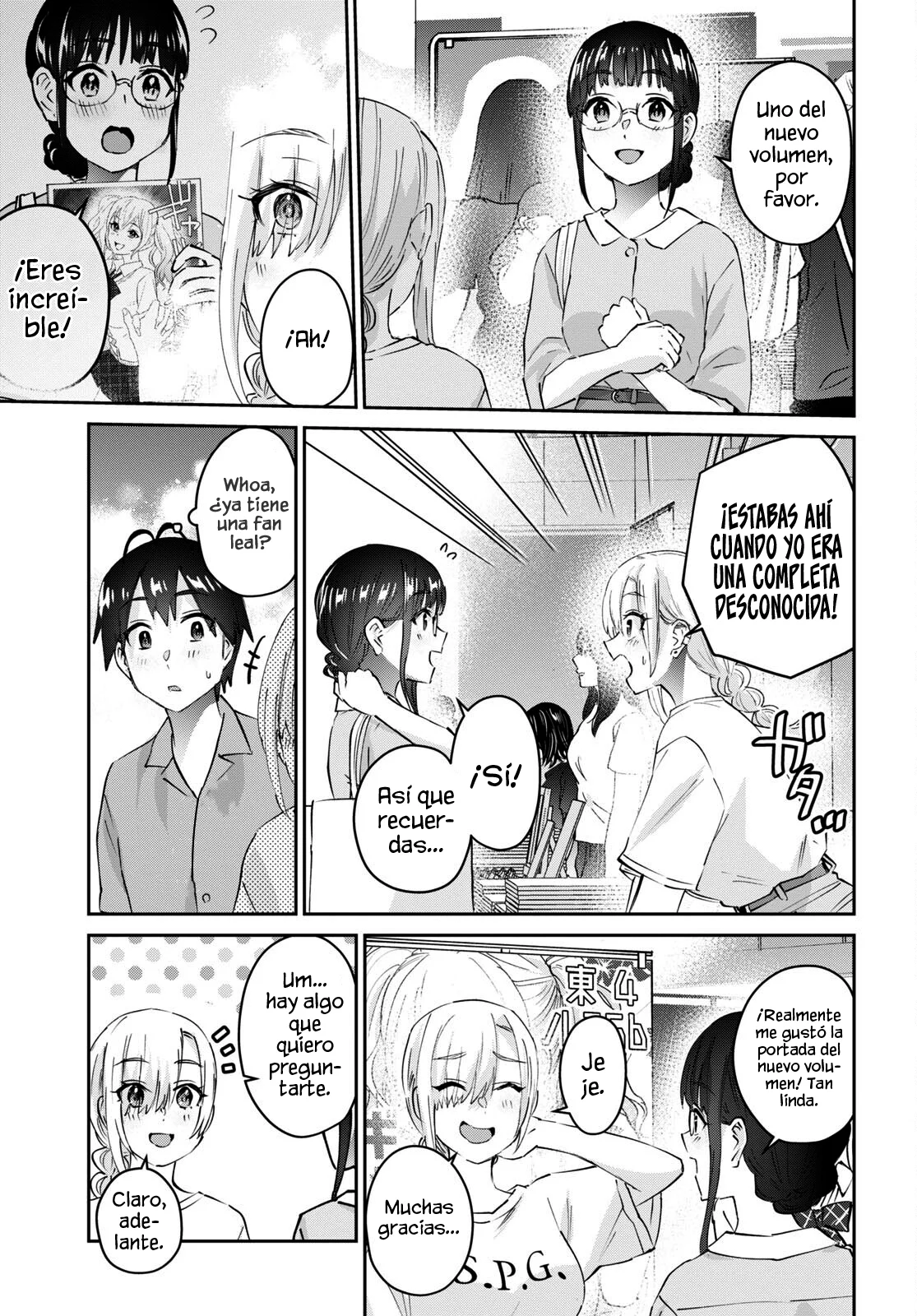 Hajimete no Gal Capitulo 171: Mi primer lanzamiento página 9