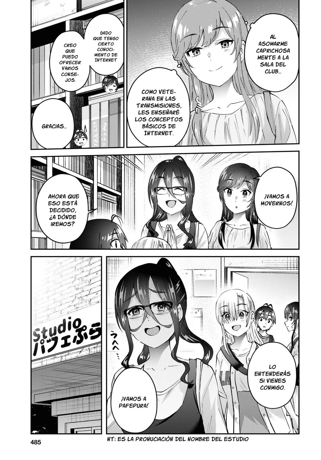 Hajimete no Gal Capitulo 173: El primer sitio de fans página 10
