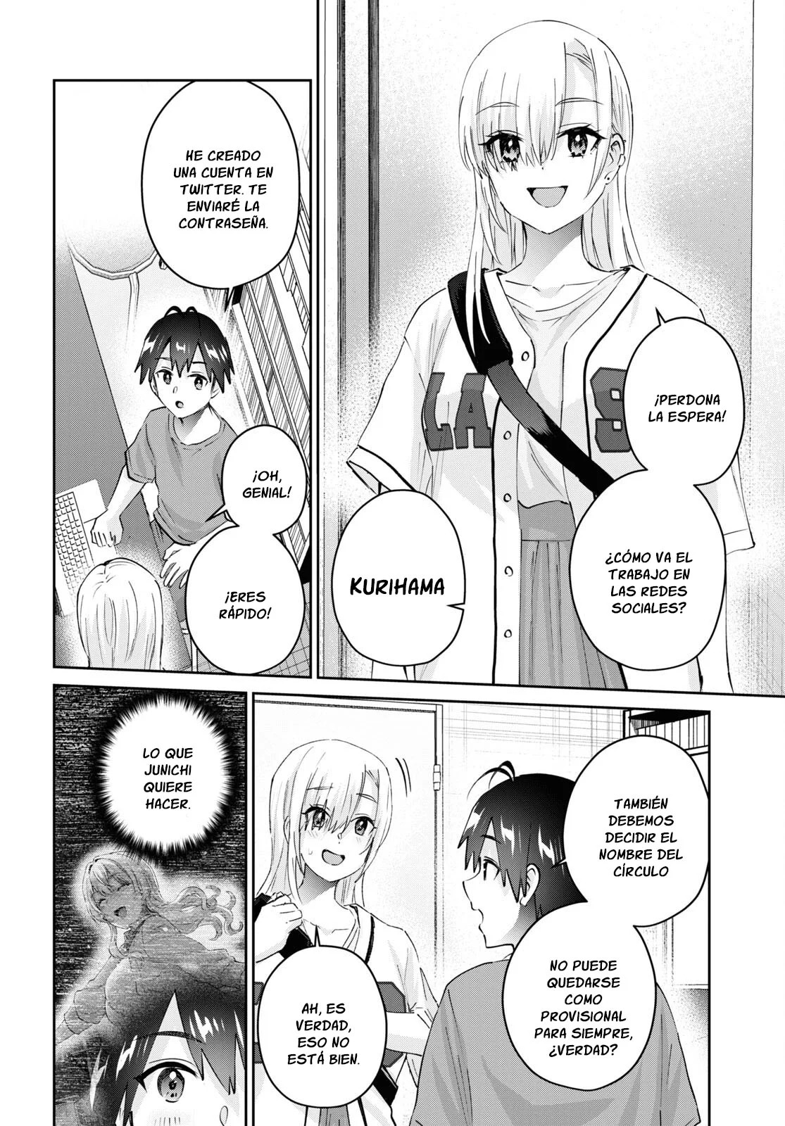 Hajimete no Gal Capitulo 173: El primer sitio de fans página 3