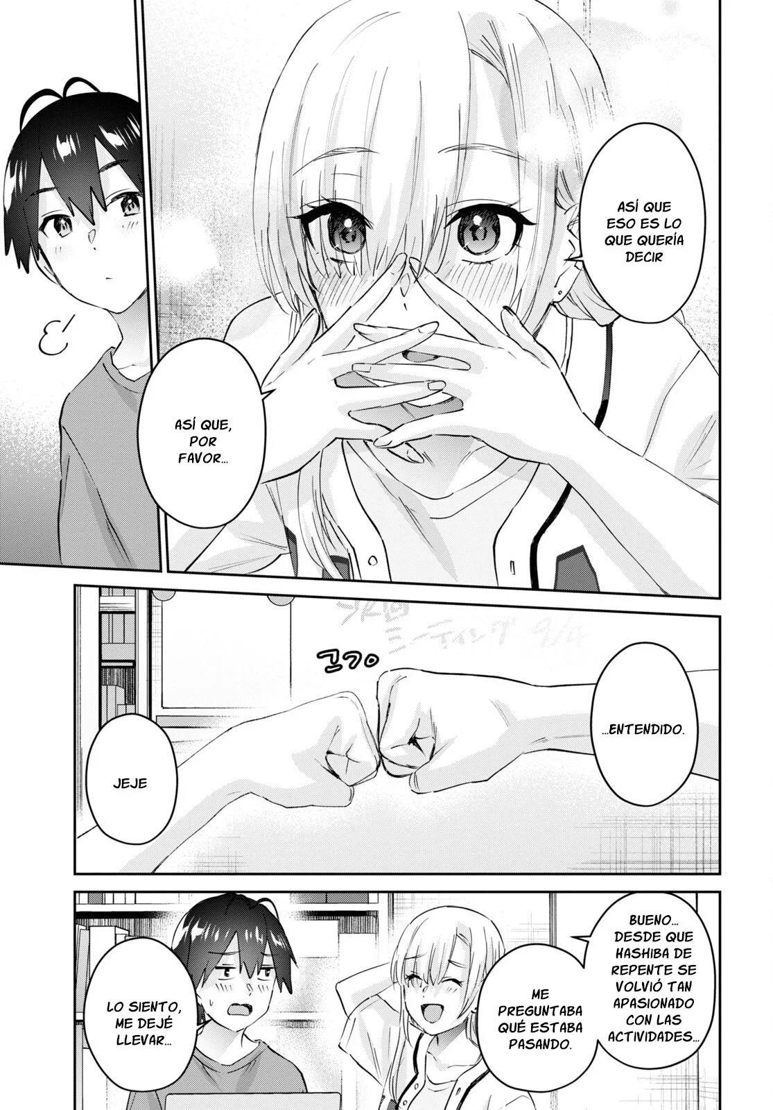 Hajimete no Gal Capitulo 173: El primer sitio de fans página 6