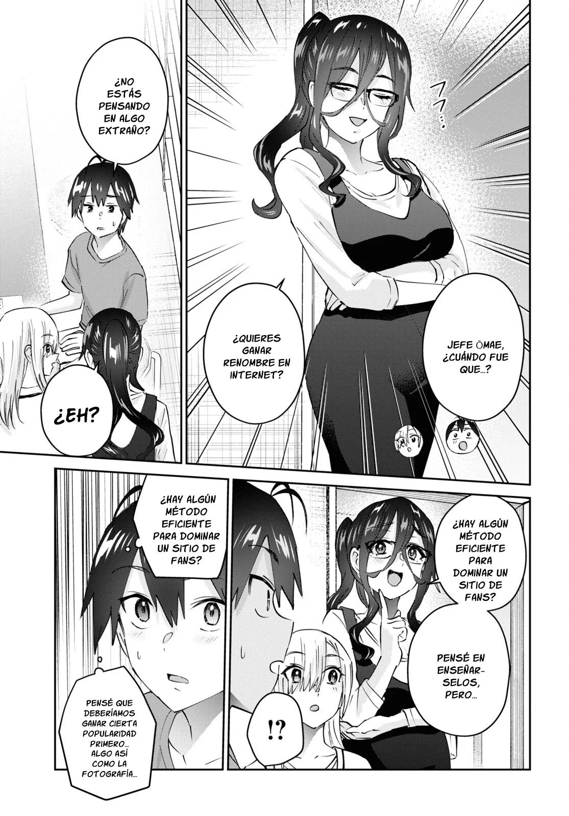 Hajimete no Gal Capitulo 173: El primer sitio de fans página 8