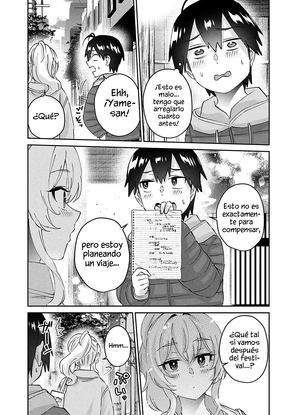 Hajimete no Gal Capitulo 187: Primera vez en un festival página 13