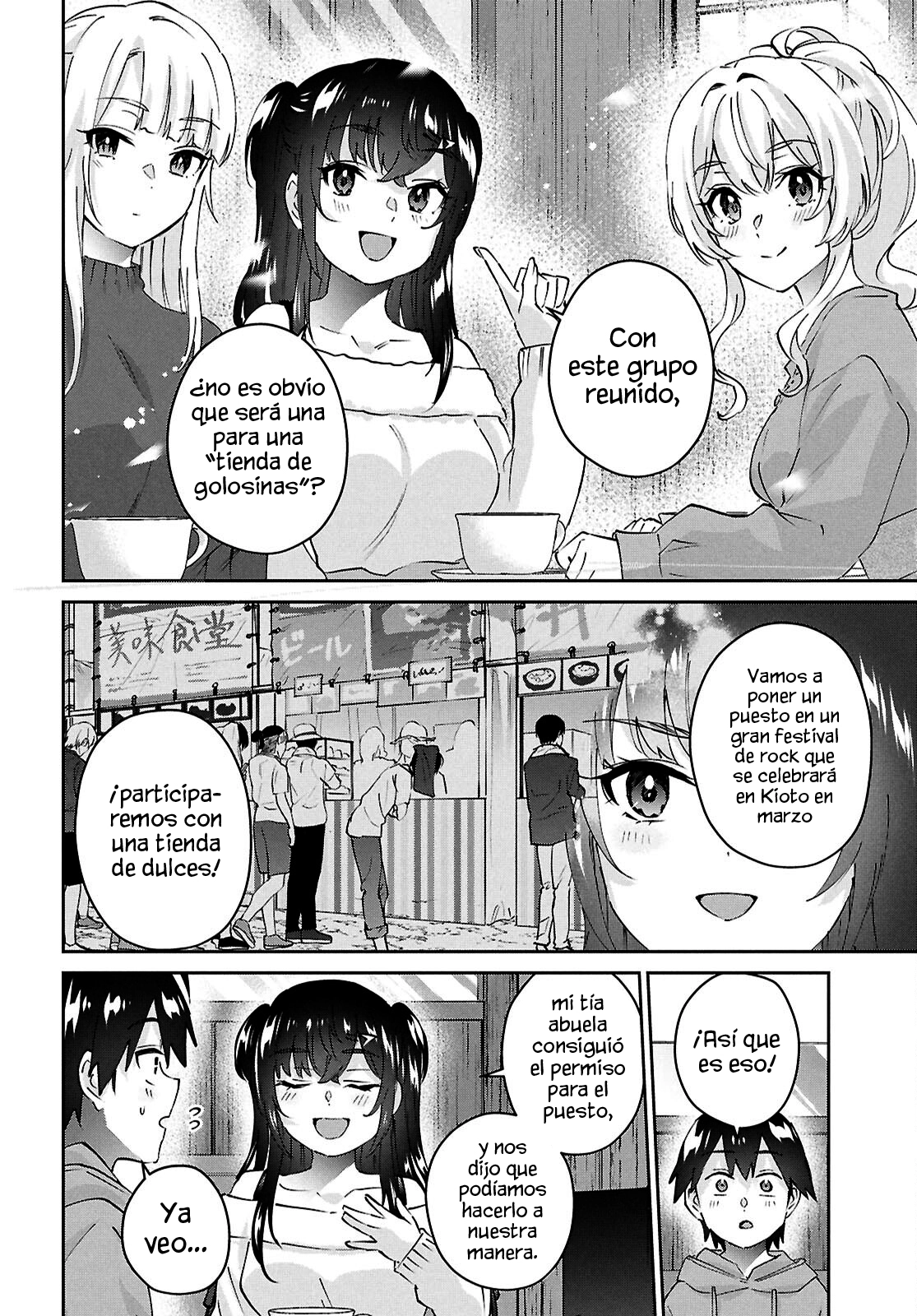 Hajimete no Gal Capitulo 187: Primera vez en un festival página 4