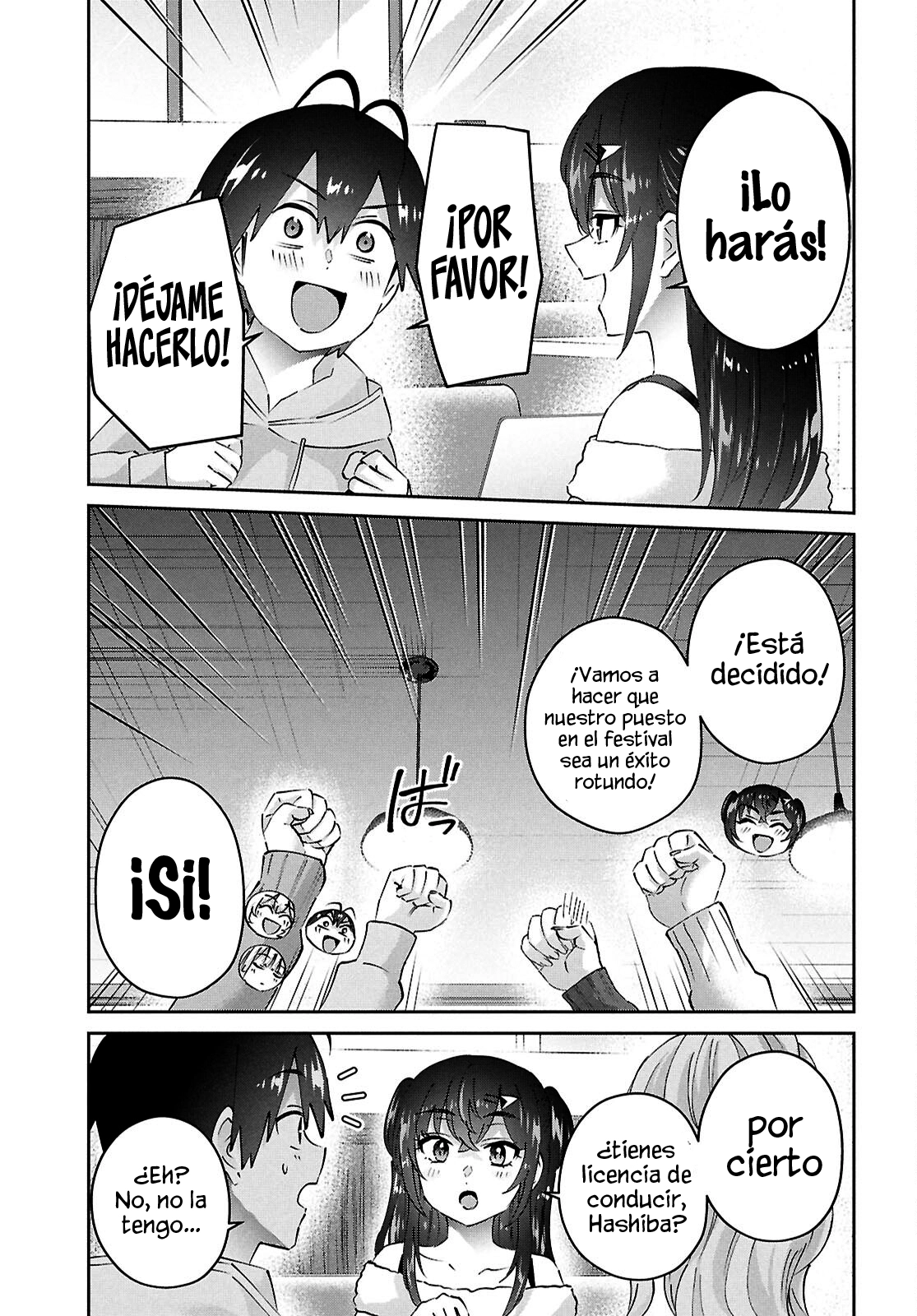 Hajimete no Gal Capitulo 187: Primera vez en un festival página 9