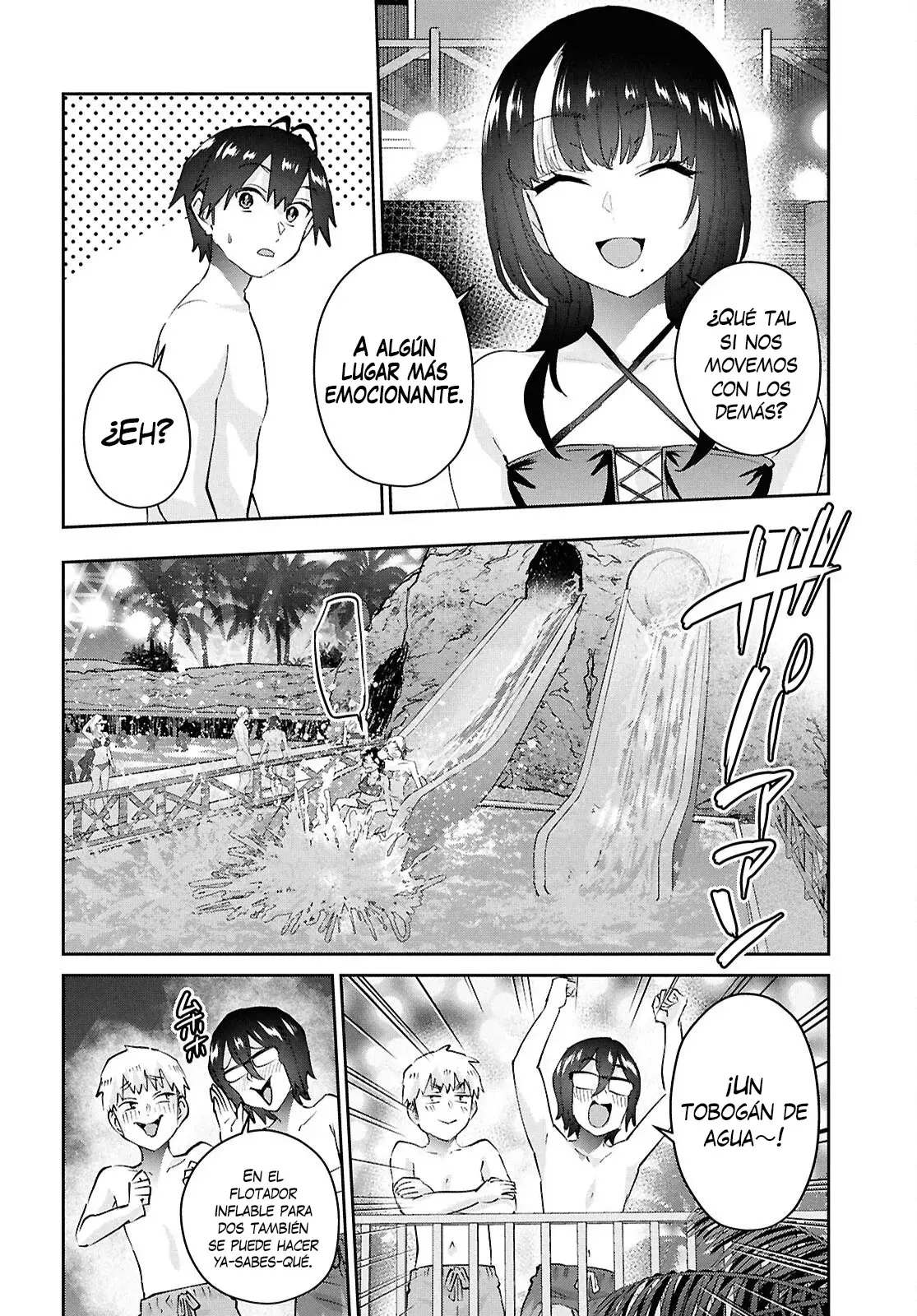 Hajimete no Gal Capitulo 202: Mi Primera Piscina Nocturna página 16