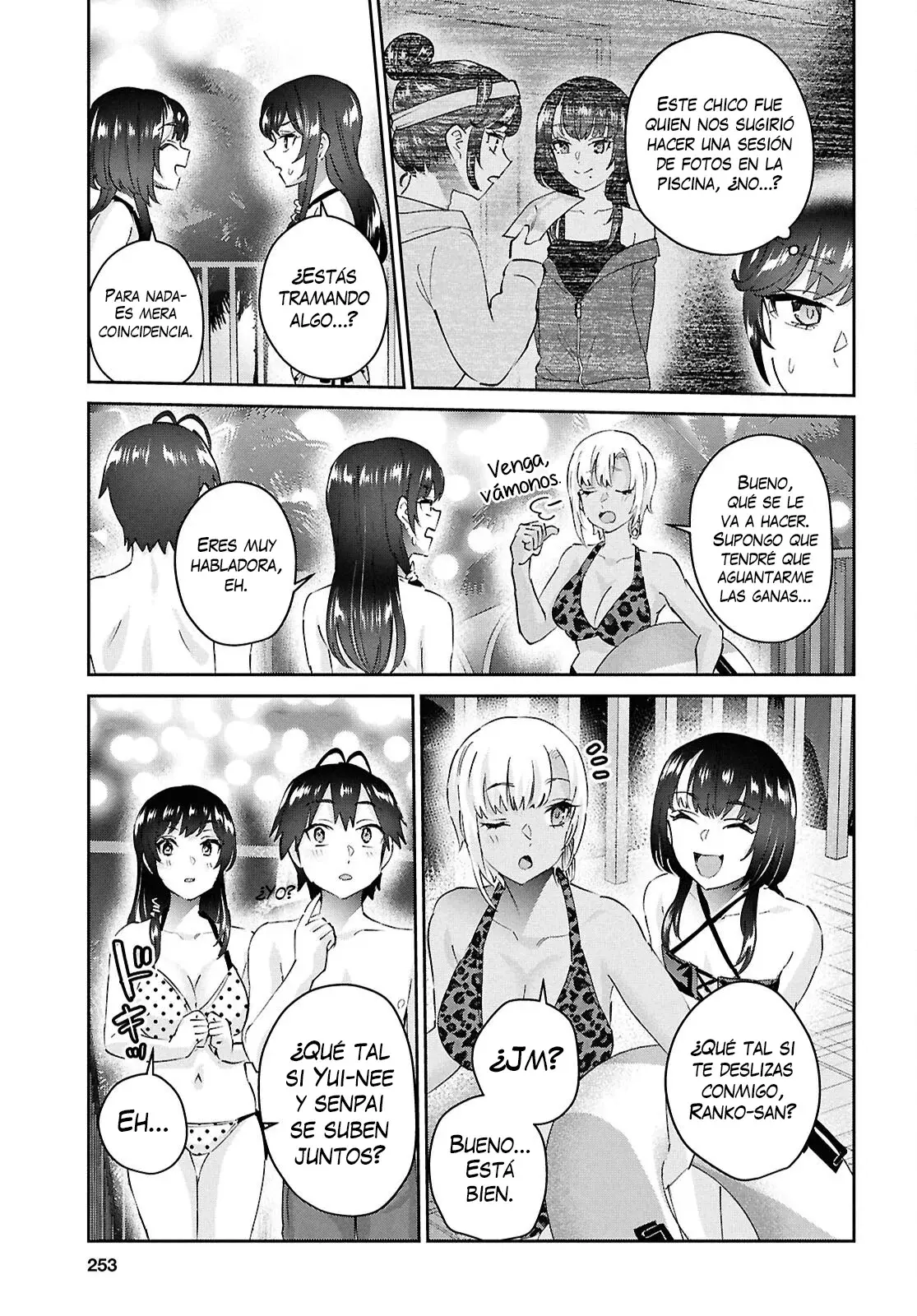 Hajimete no Gal Capitulo 202: Mi Primera Piscina Nocturna página 19