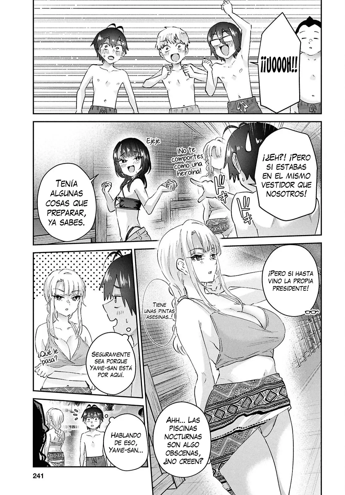 Hajimete no Gal Capitulo 202: Mi Primera Piscina Nocturna página 7