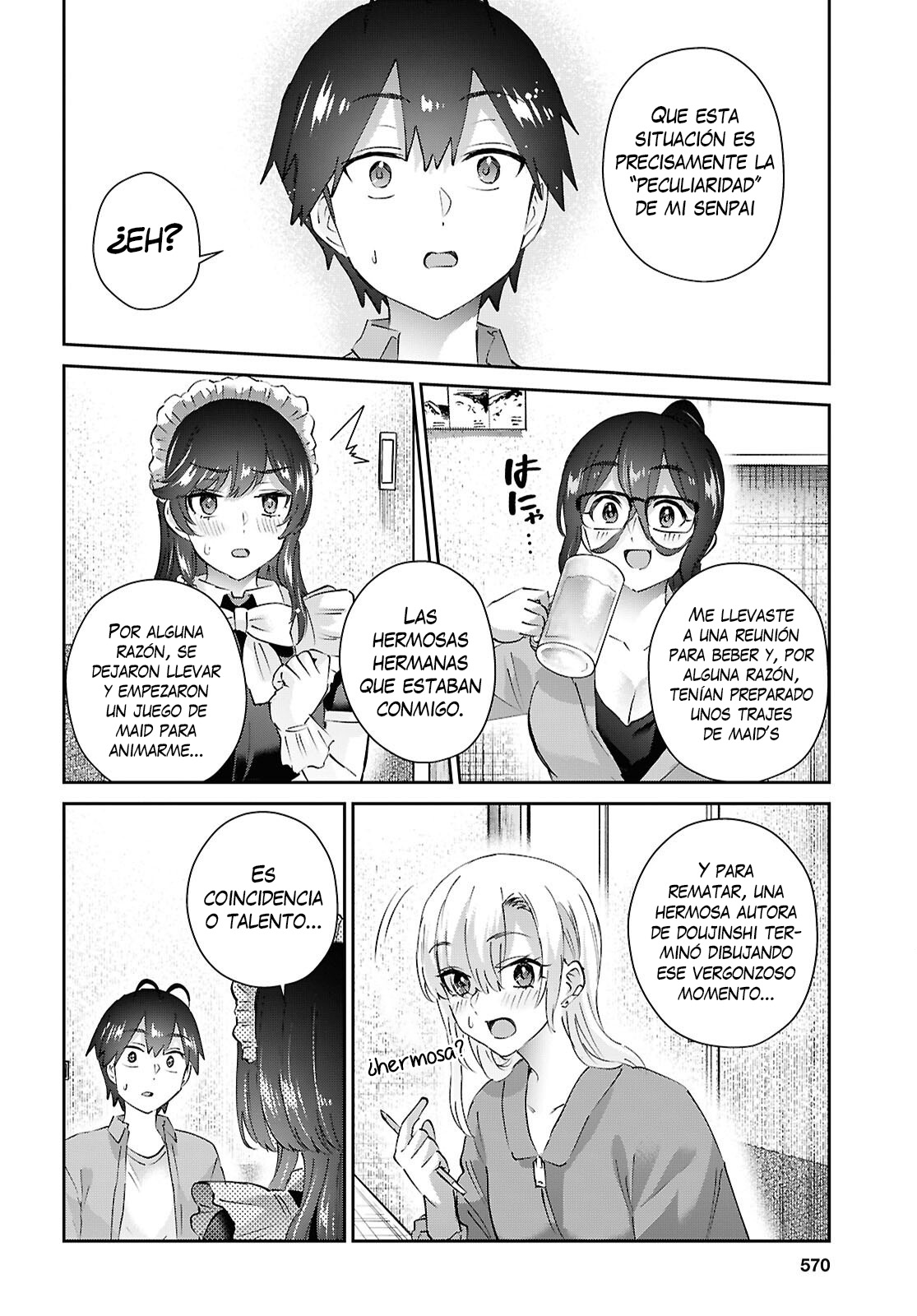 Hajimete no Gal Capitulo 207 página 4