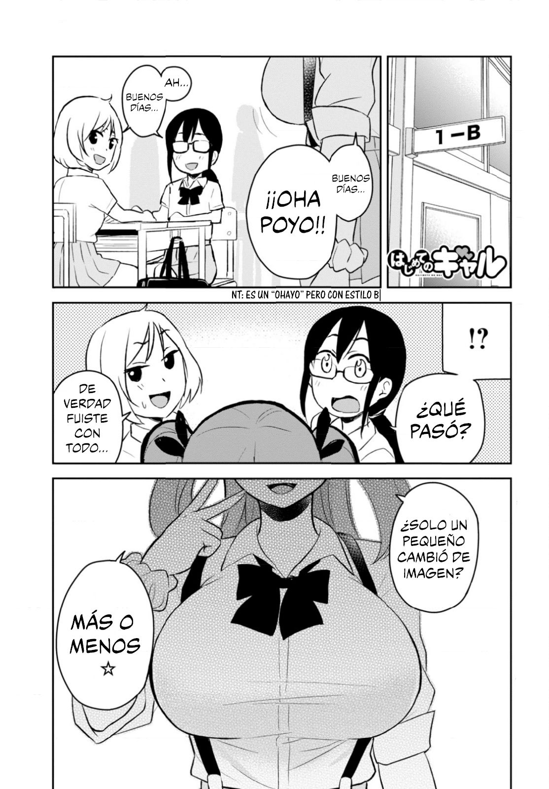 Hajimete no Gal Capitulo 23: ¿La primera hermana menor? página 3