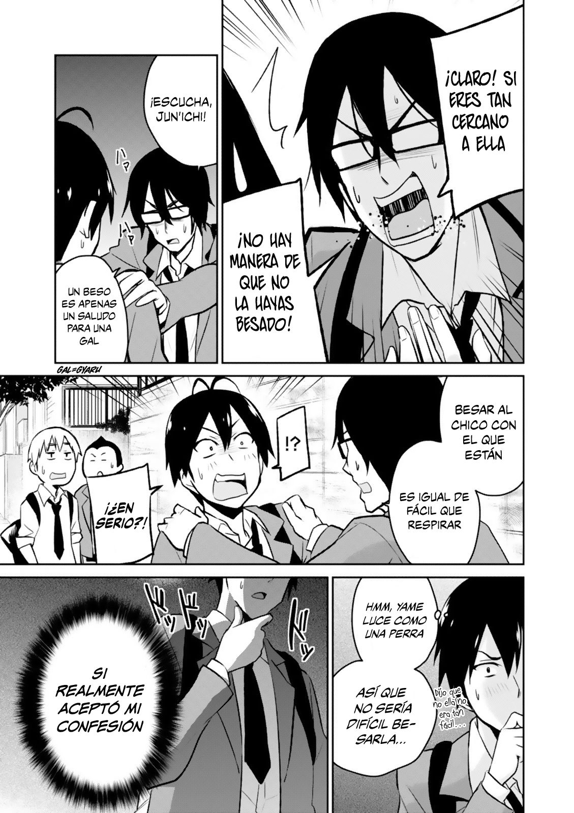 Hajimete no Gal Capitulo 3: Mi primer beso indirecto página 10