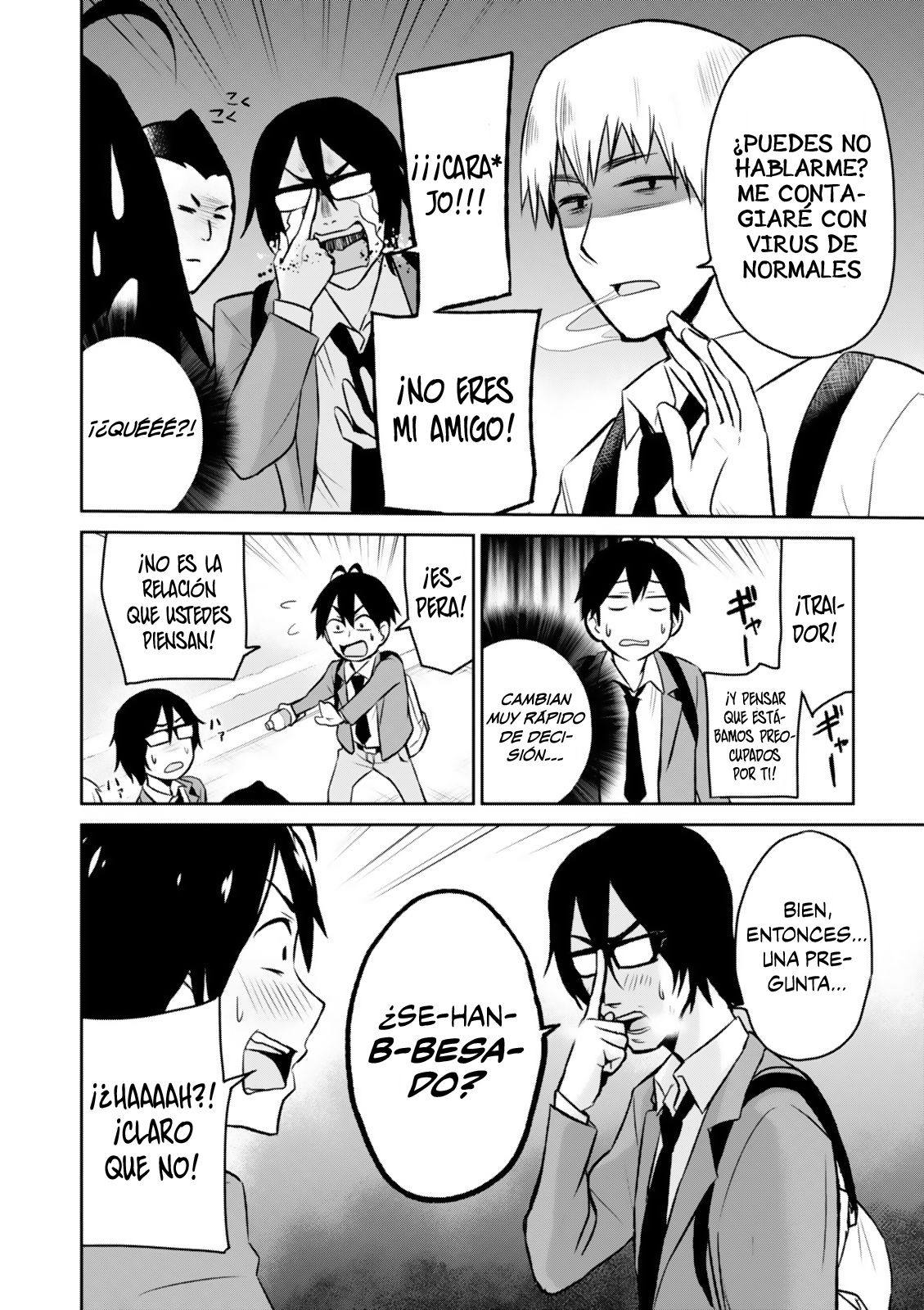 Hajimete no Gal Capitulo 3: Mi primer beso indirecto página 9