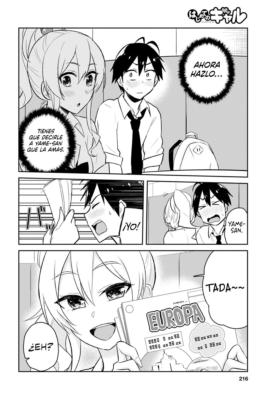 Hajimete no Gal Capitulo 32: El primer ataque página 18
