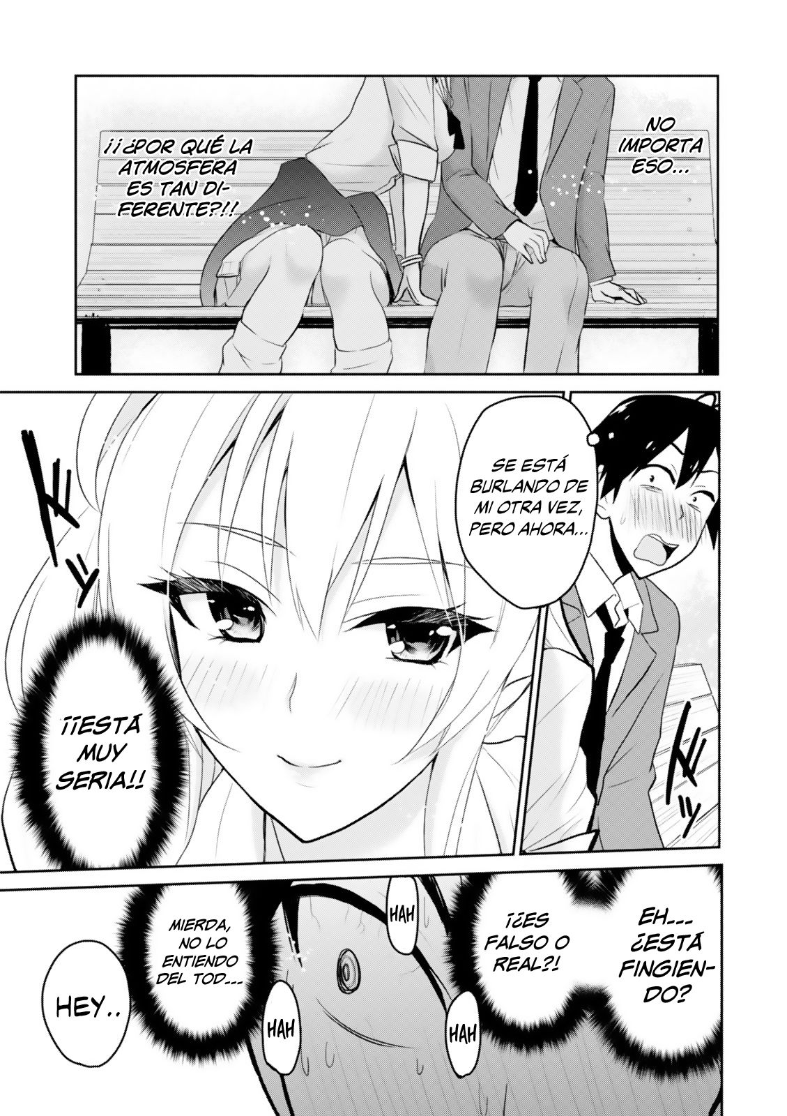 Hajimete no Gal Capitulo 4: Mi primer beso de práctica página 16