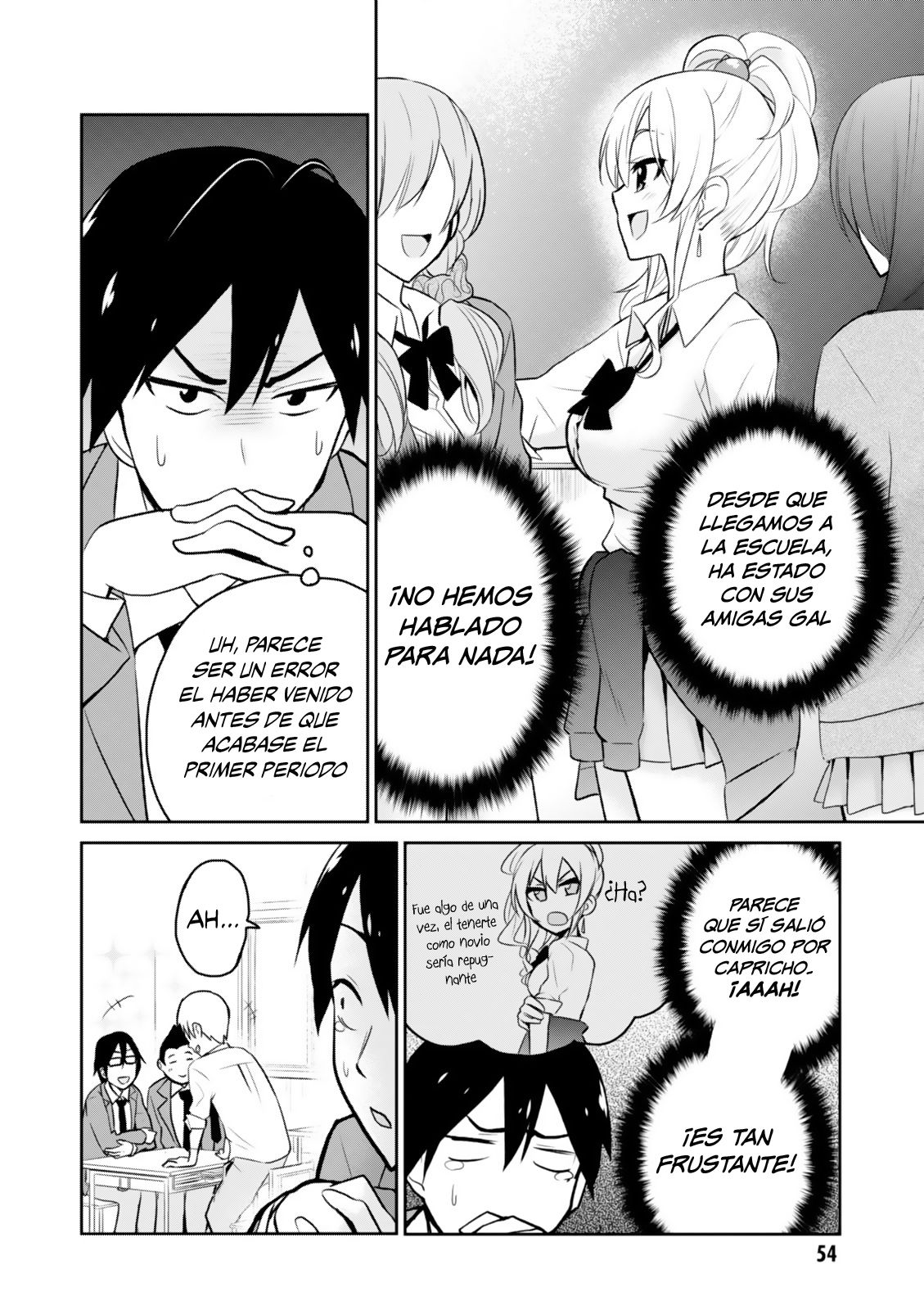 Hajimete no Gal Capitulo 4: Mi primer beso de práctica página 3