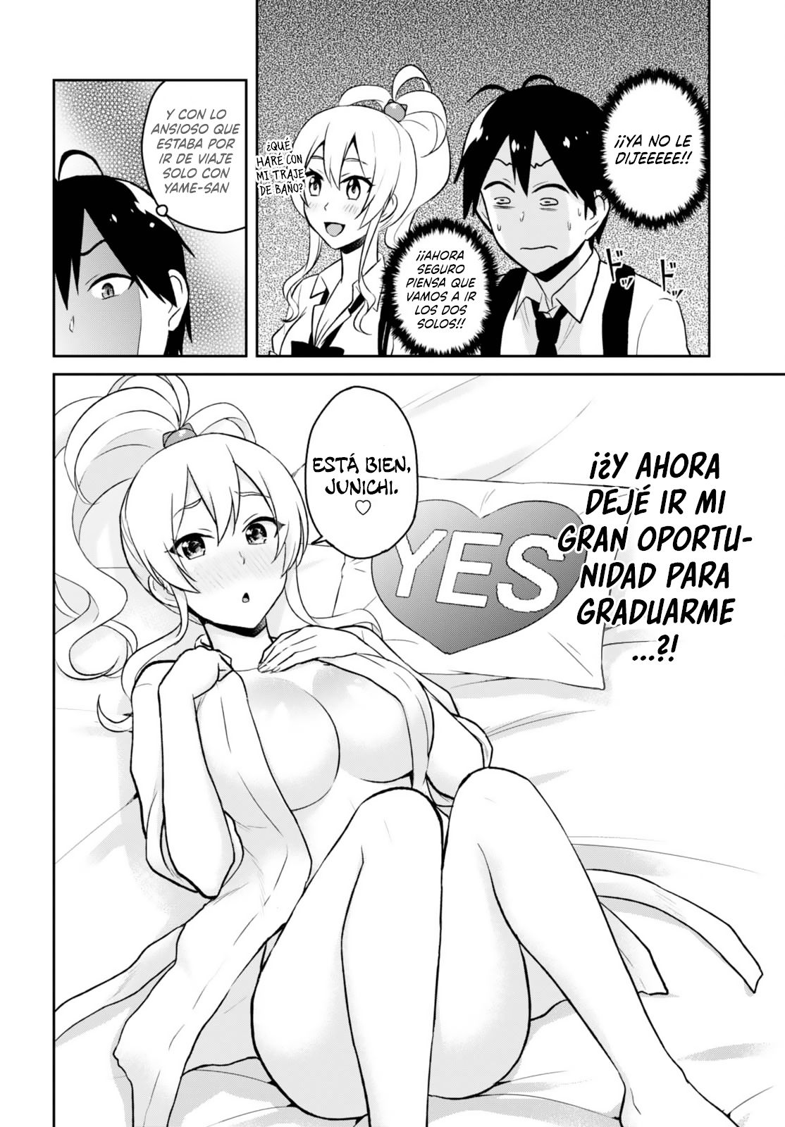 Hajimete no Gal Capitulo 40: La primera vez decidiendo hacia dónde ir de viaje página 12