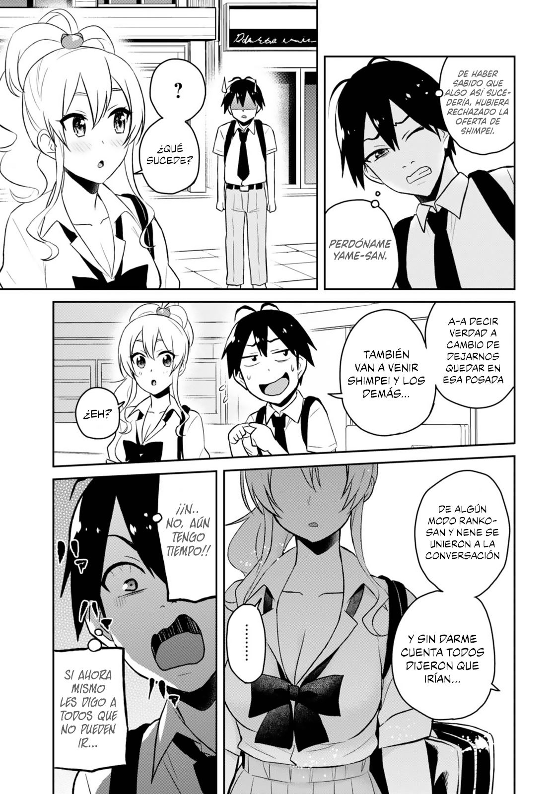 Hajimete no Gal Capitulo 40: La primera vez decidiendo hacia dónde ir de viaje página 13