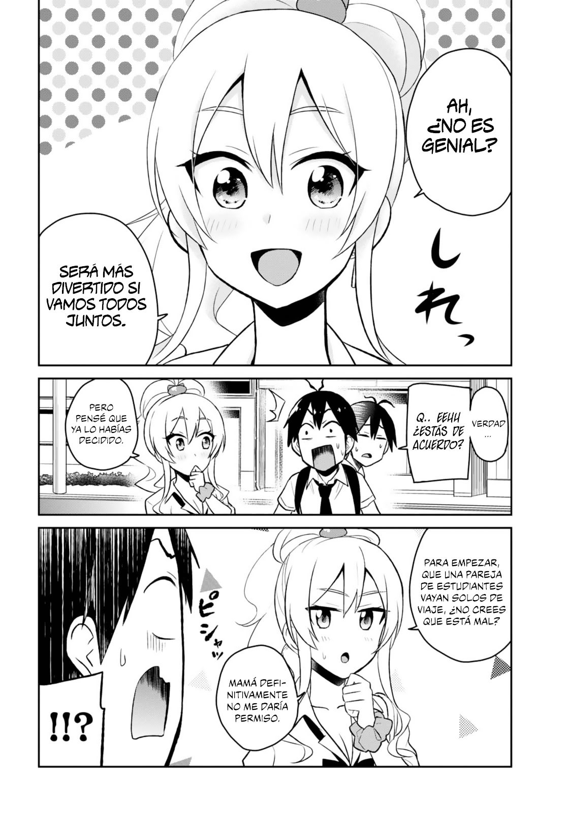 Hajimete no Gal Capitulo 40: La primera vez decidiendo hacia dónde ir de viaje página 14