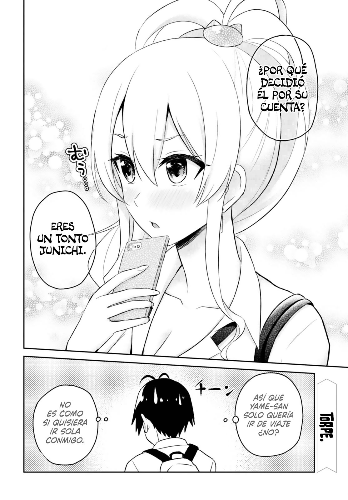 Hajimete no Gal Capitulo 40: La primera vez decidiendo hacia dónde ir de viaje página 16