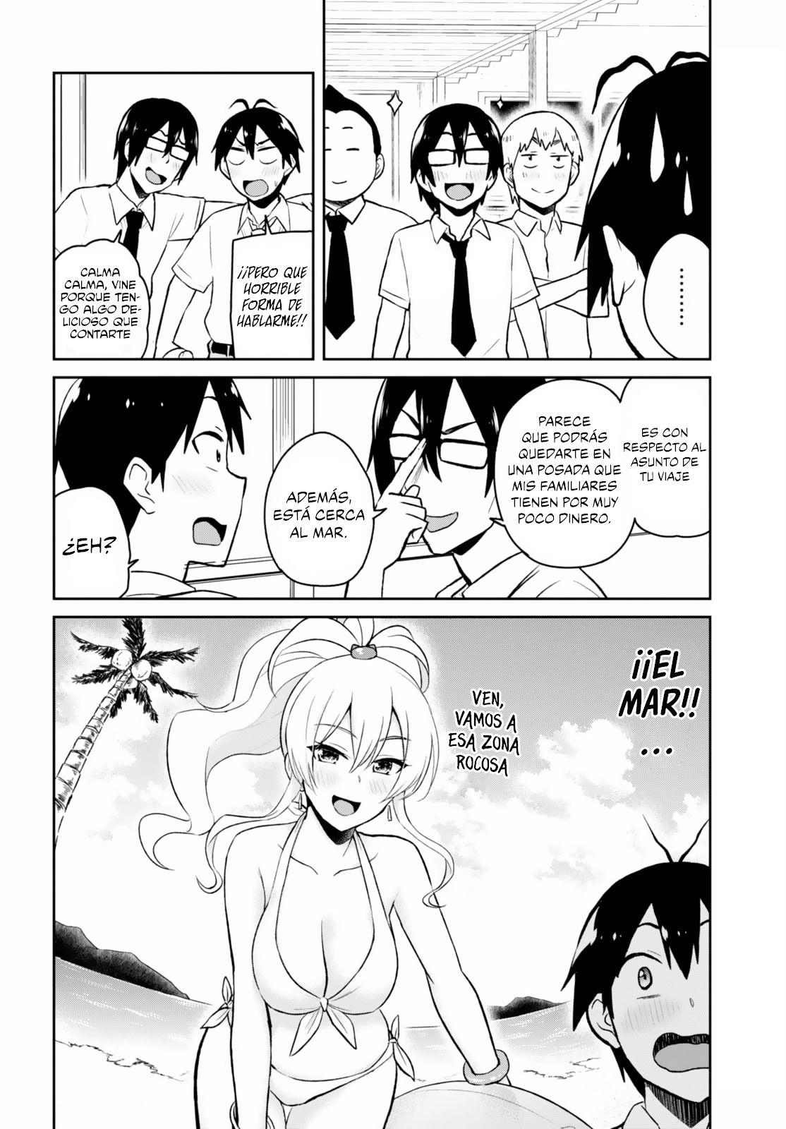 Hajimete no Gal Capitulo 40: La primera vez decidiendo hacia dónde ir de viaje página 4