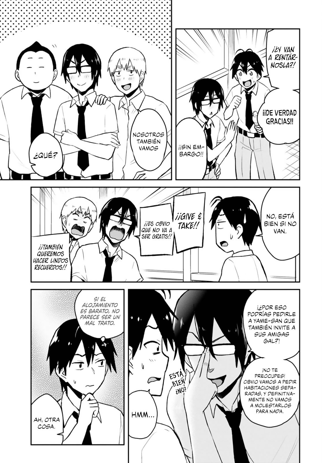 Hajimete no Gal Capitulo 40: La primera vez decidiendo hacia dónde ir de viaje página 5
