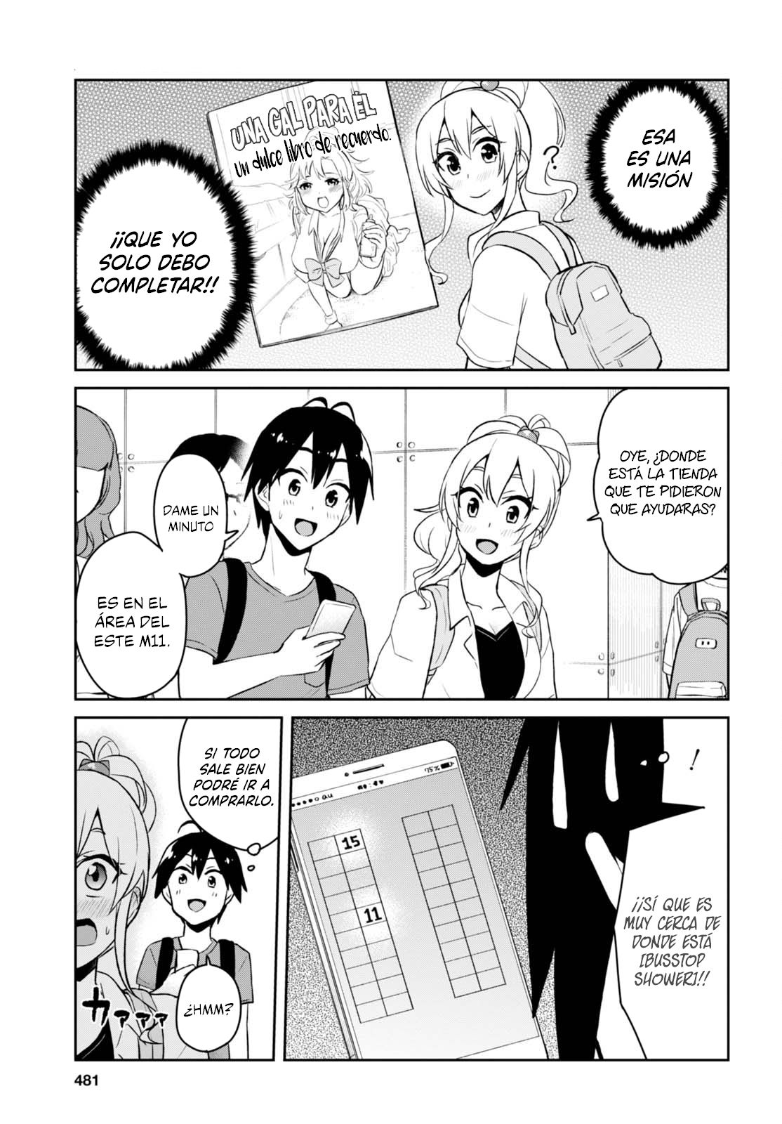 Hajimete no Gal Capitulo 50: El primer evento página 8