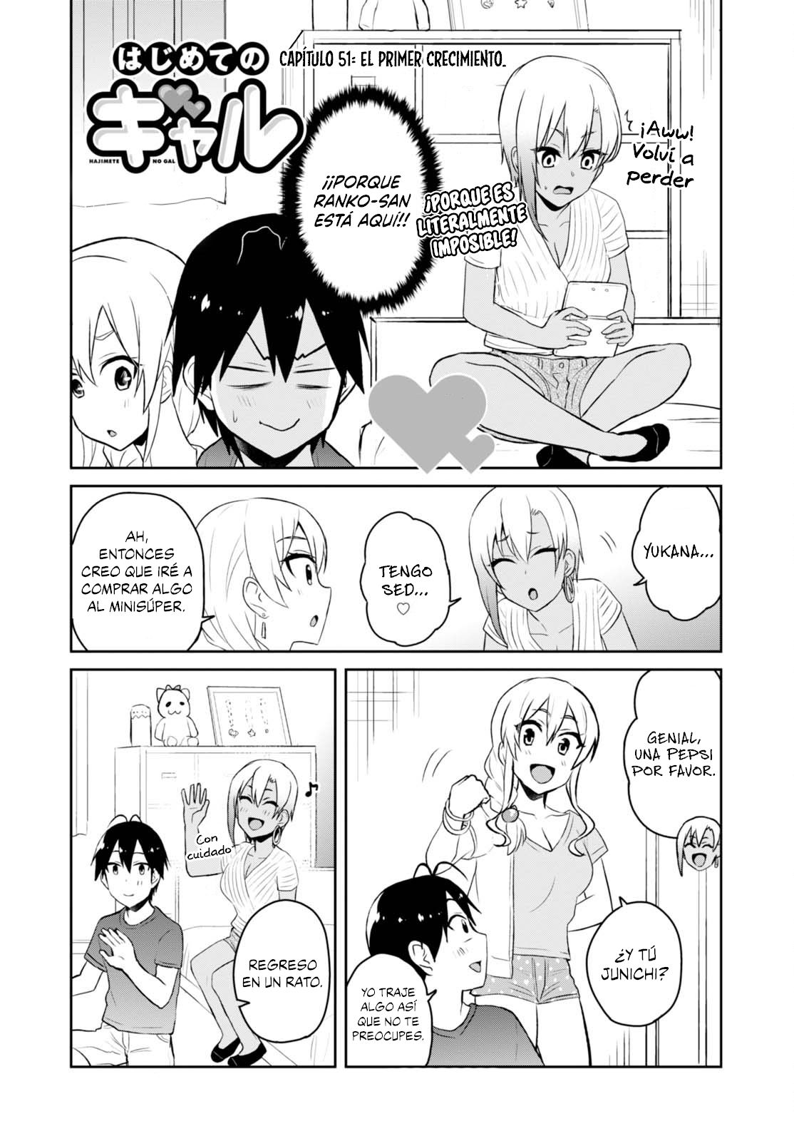 Hajimete no Gal Capitulo 51: El primer crecimiento página 3