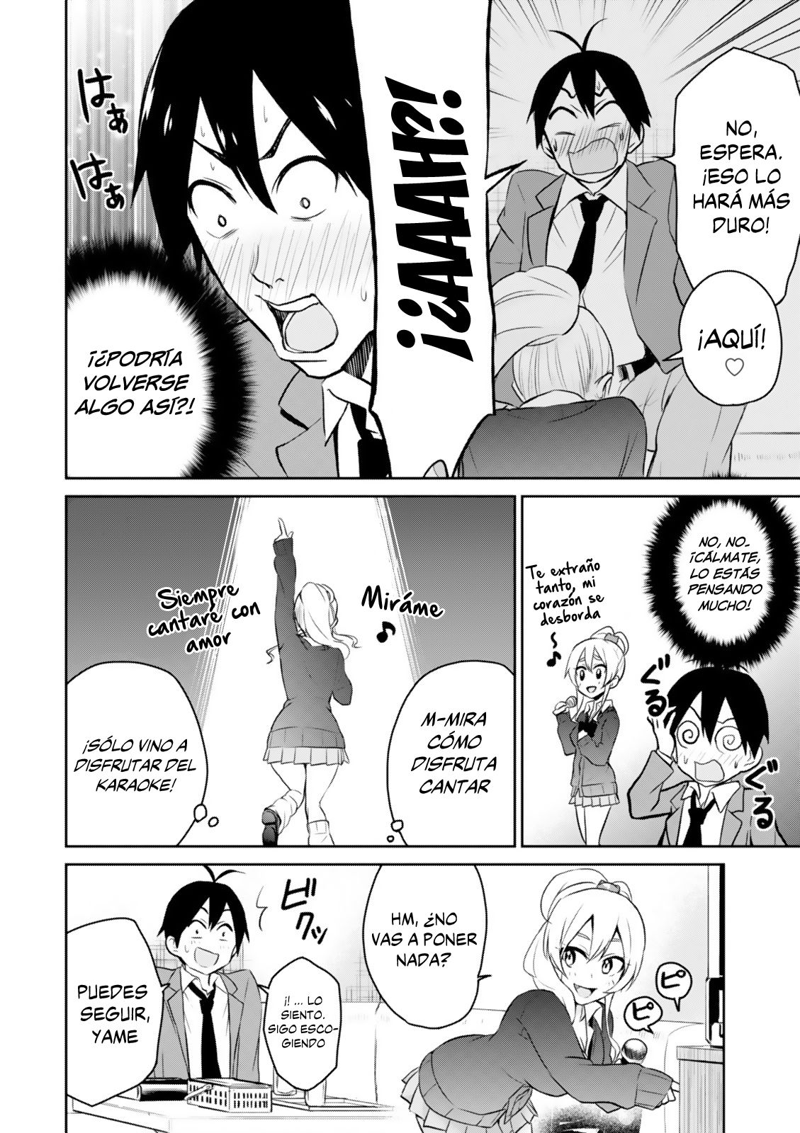 Hajimete no Gal Capitulo 6: Mi primer karakoke página 13