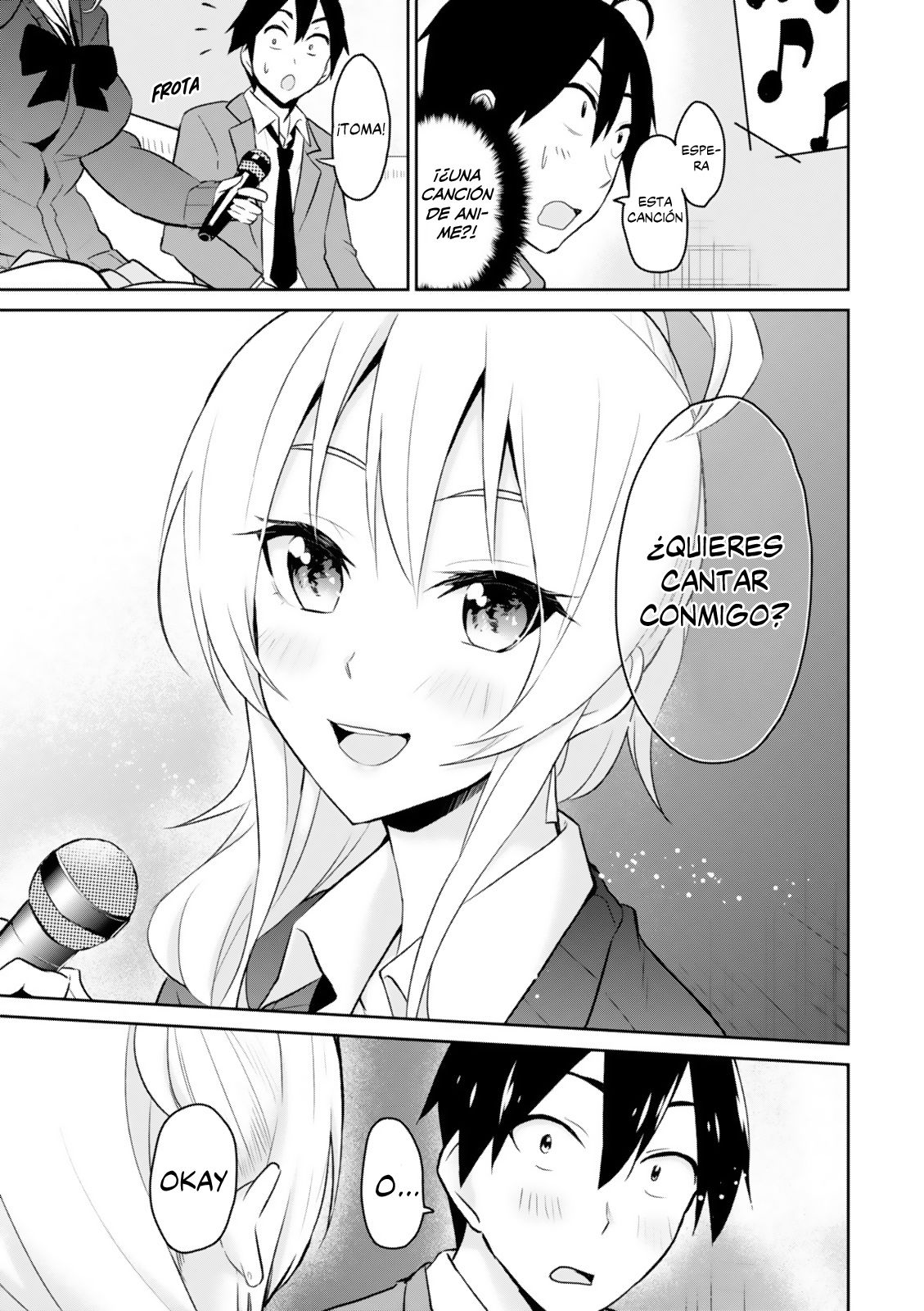 Hajimete no Gal Capitulo 6: Mi primer karakoke página 16