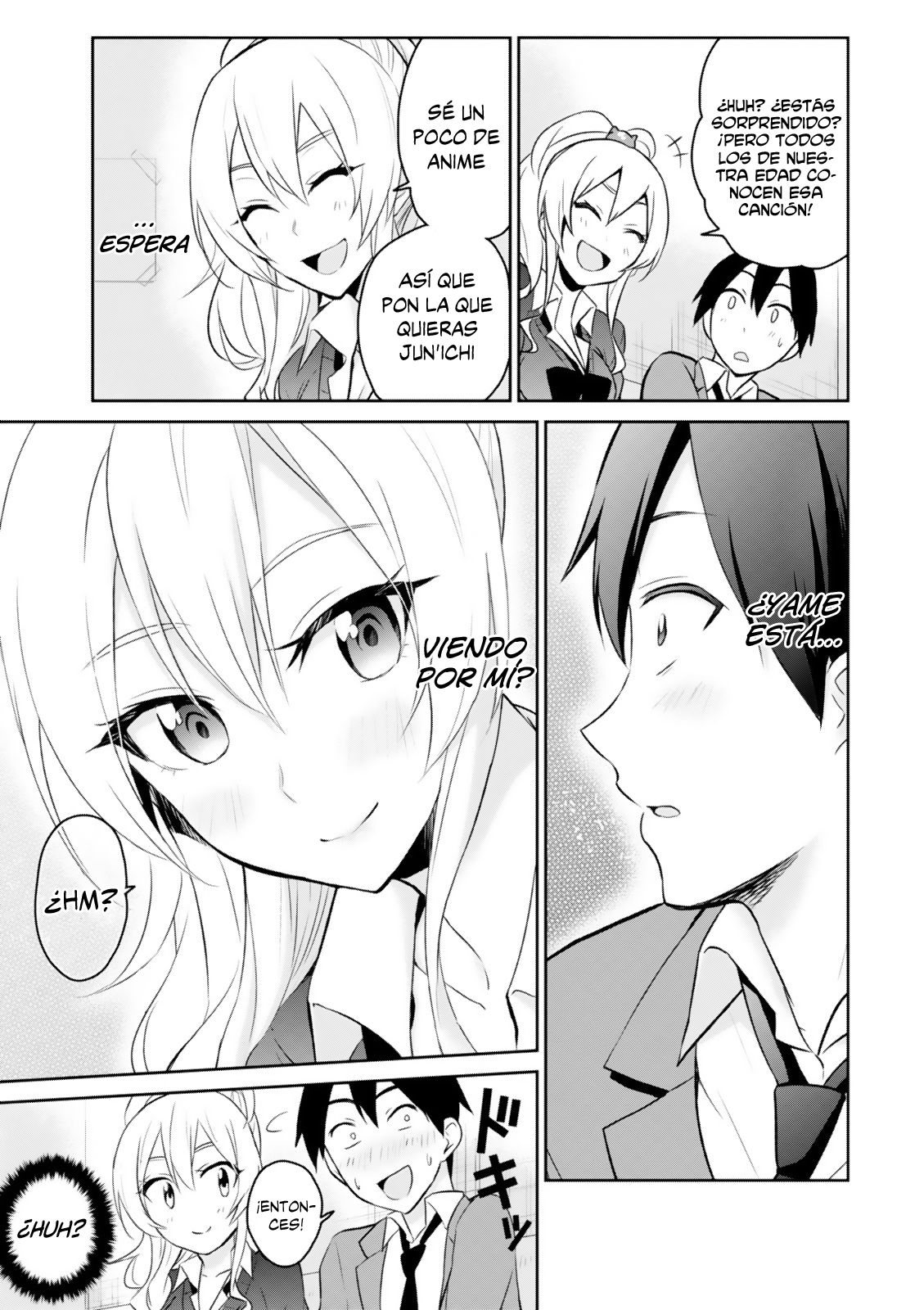 Hajimete no Gal Capitulo 6: Mi primer karakoke página 18