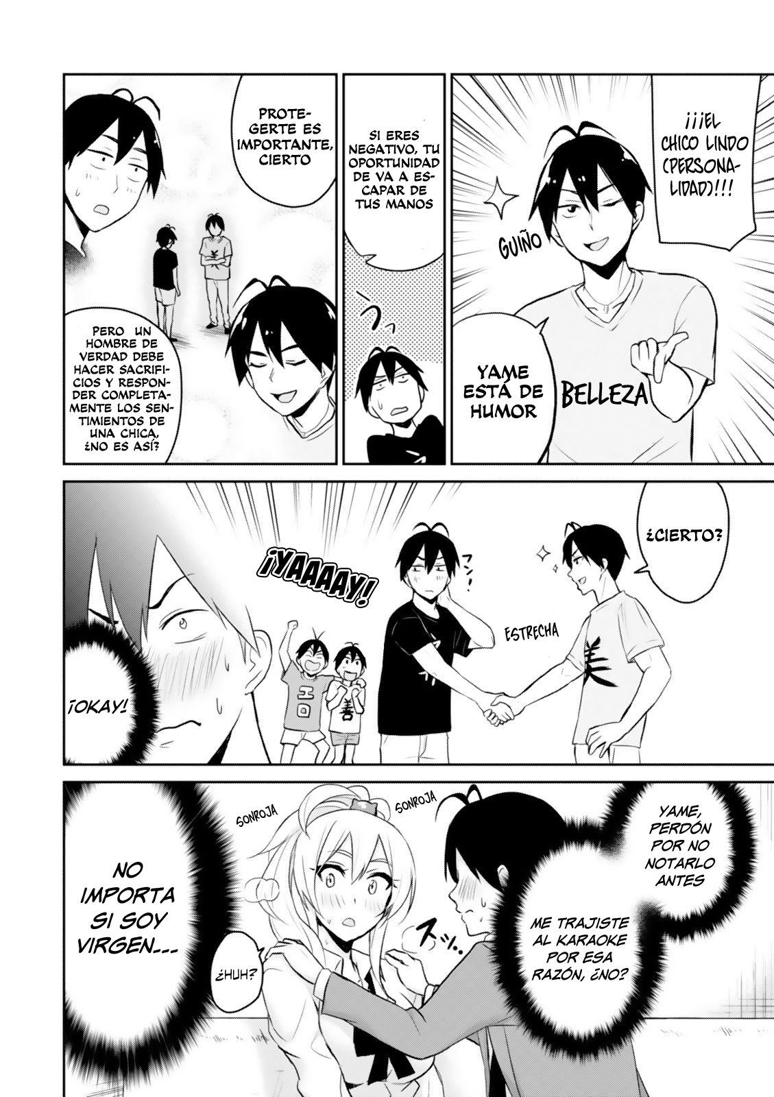 Hajimete no Gal Capitulo 6: Mi primer karakoke página 21