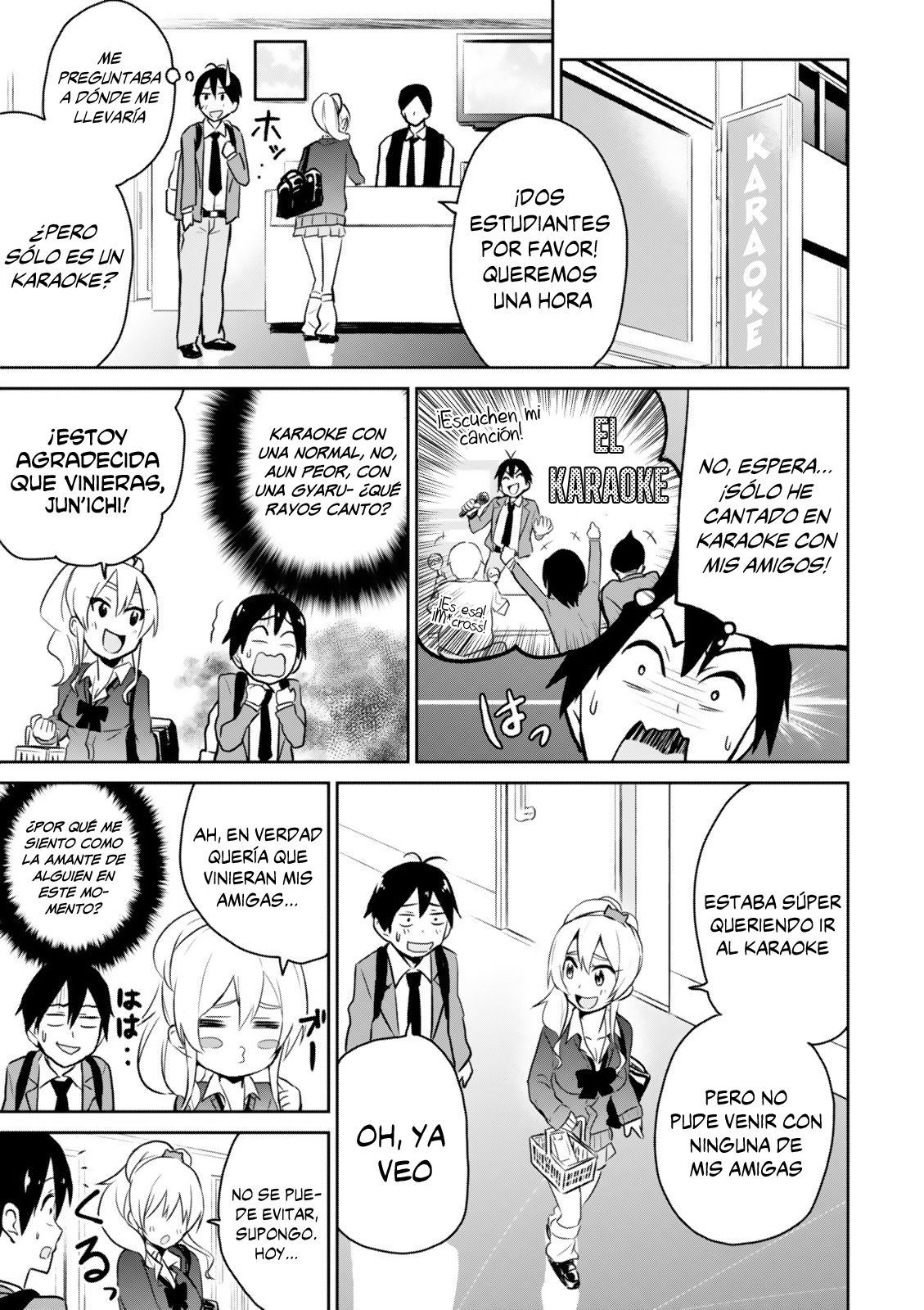 Hajimete no Gal Capitulo 6: Mi primer karakoke página 4