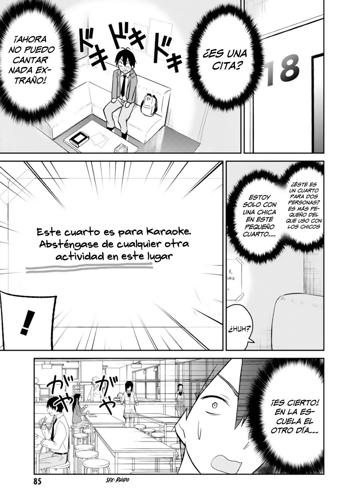 Hajimete no Gal Capitulo 6: Mi primer karakoke página 6
