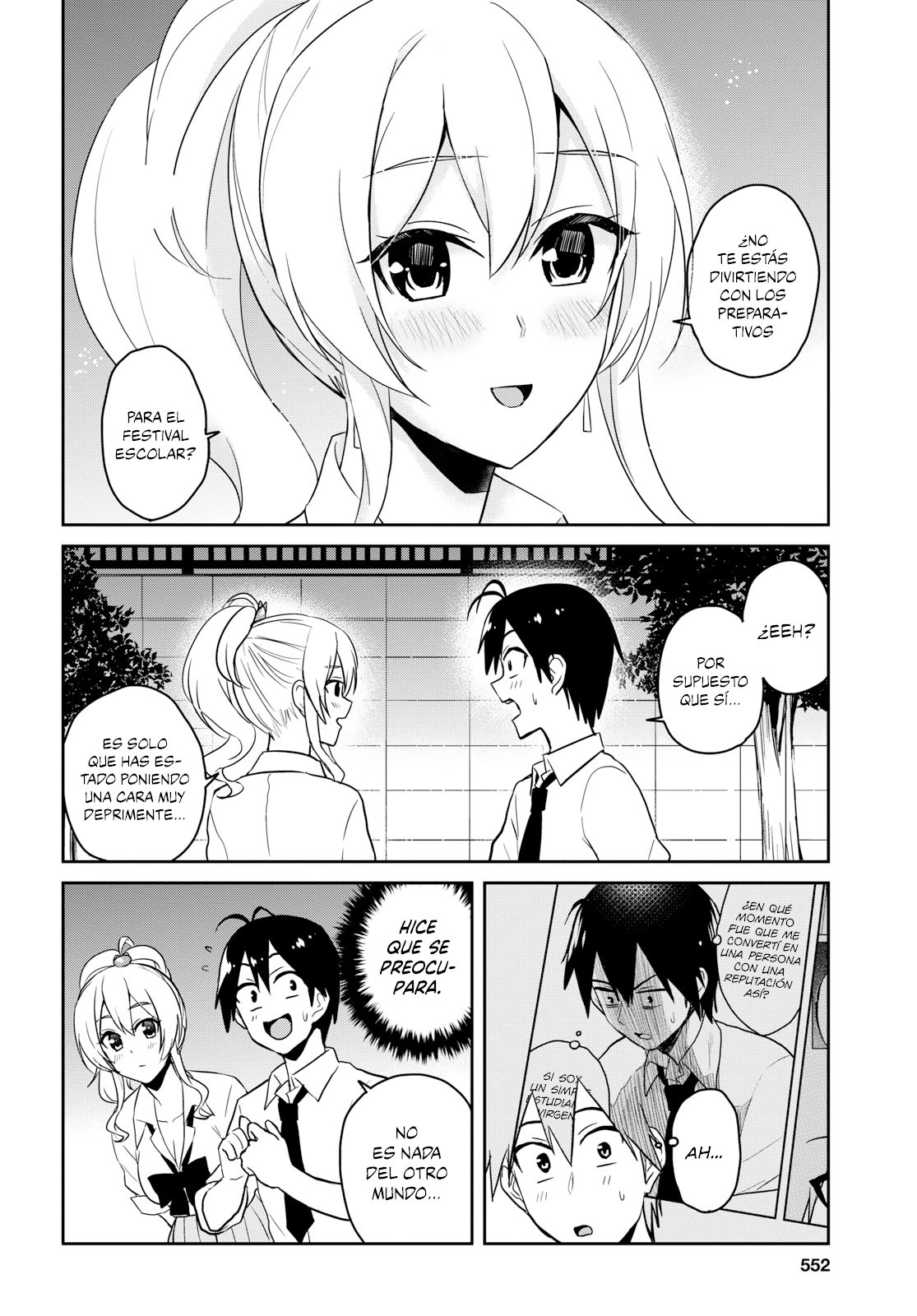 Hajimete no Gal Capitulo 67: Capitulo 67: las primeras preparaciones para el festival cultural página 13