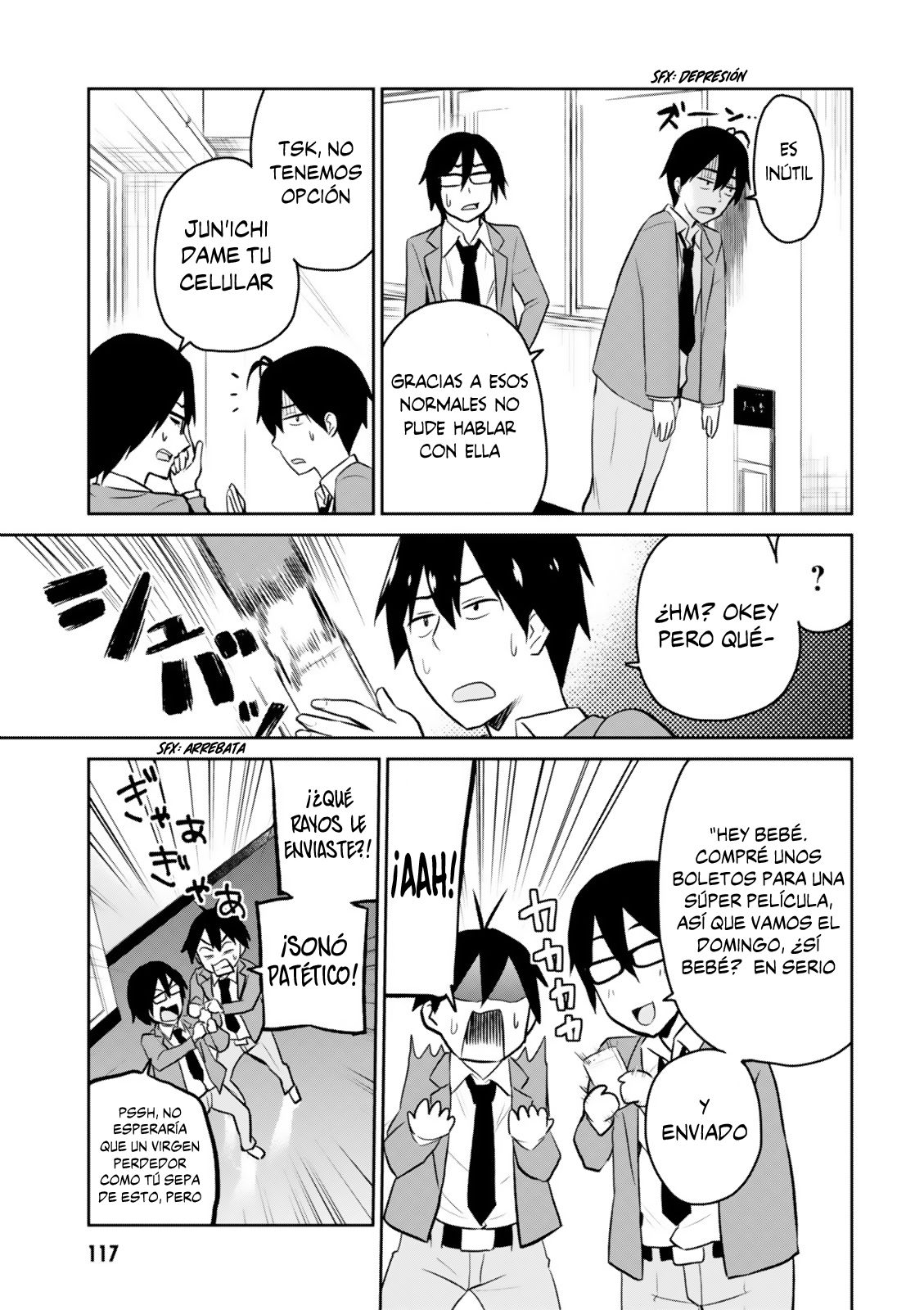Hajimete no Gal Capitulo 7: Mi primera invitación página 14