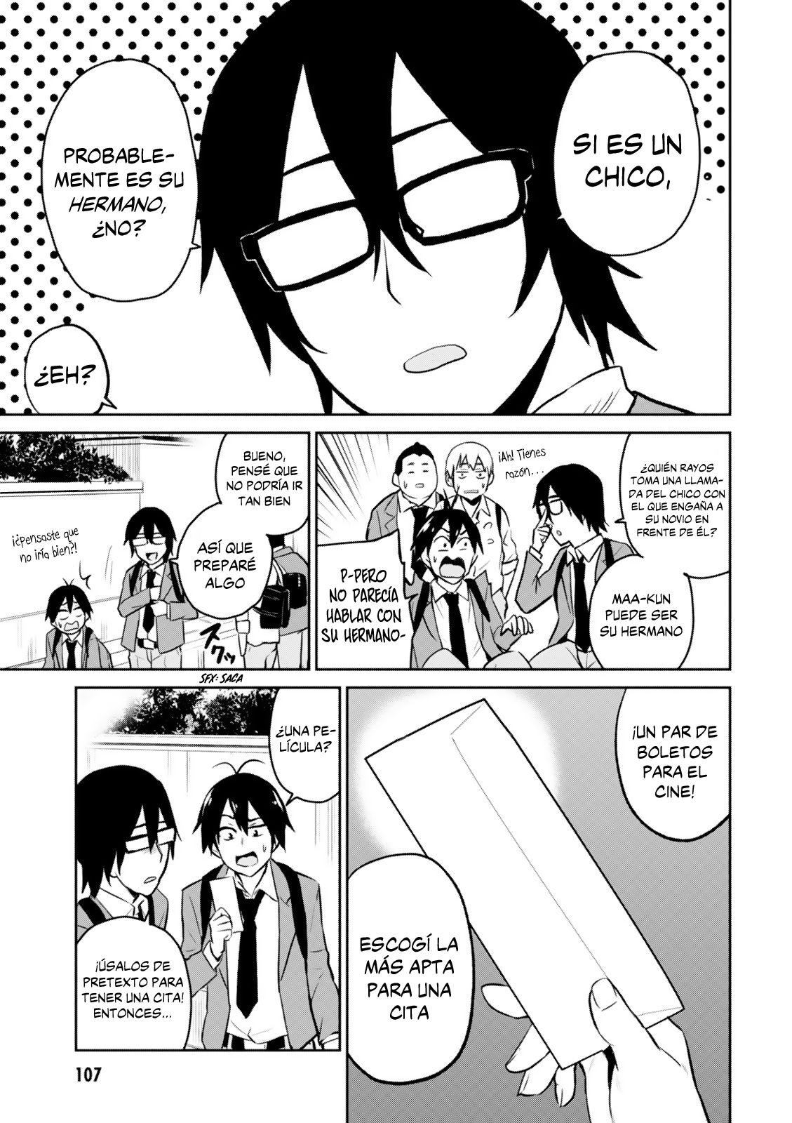 Hajimete no Gal Capitulo 7: Mi primera invitación página 4