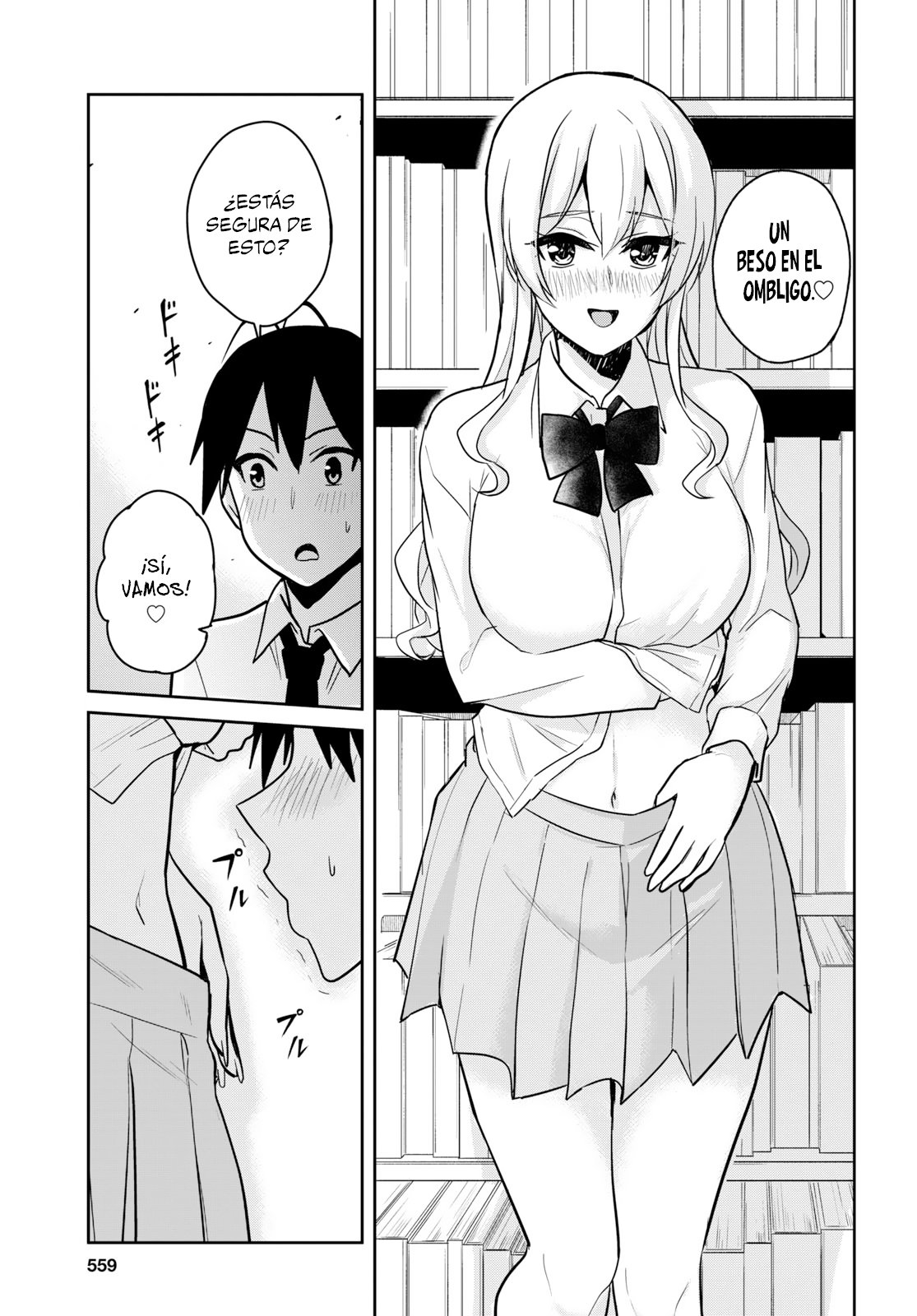 Hajimete no Gal Capitulo 70: La primera vez en una biblioteca página 4