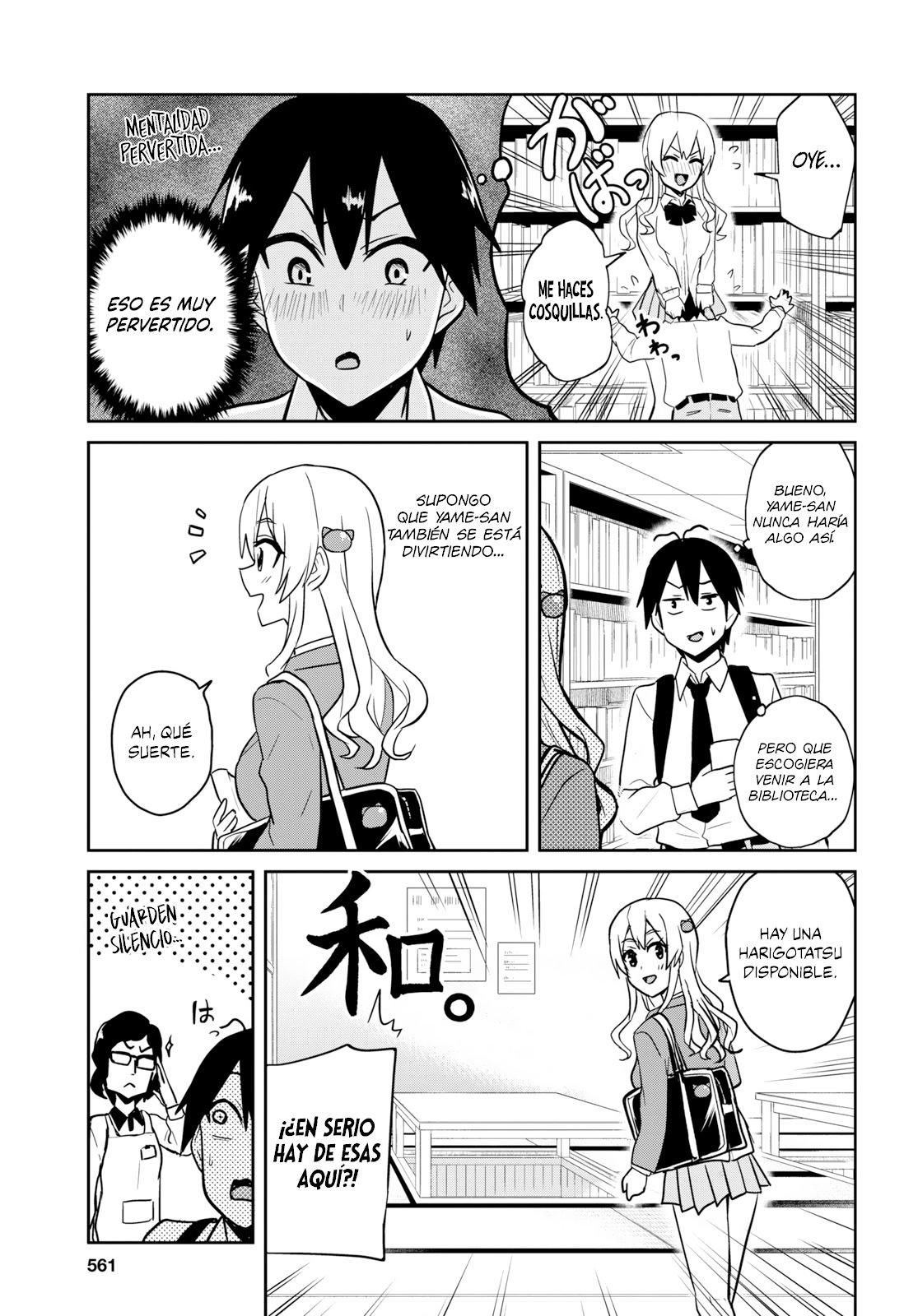 Hajimete no Gal Capitulo 70: La primera vez en una biblioteca página 6