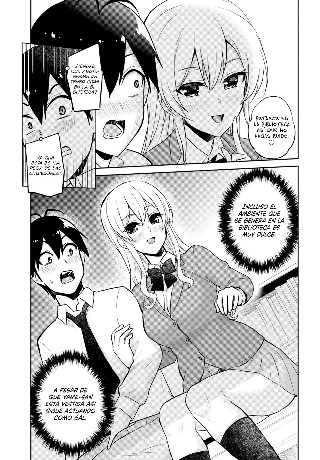 Hajimete no Gal Capitulo 70: La primera vez en una biblioteca página 8