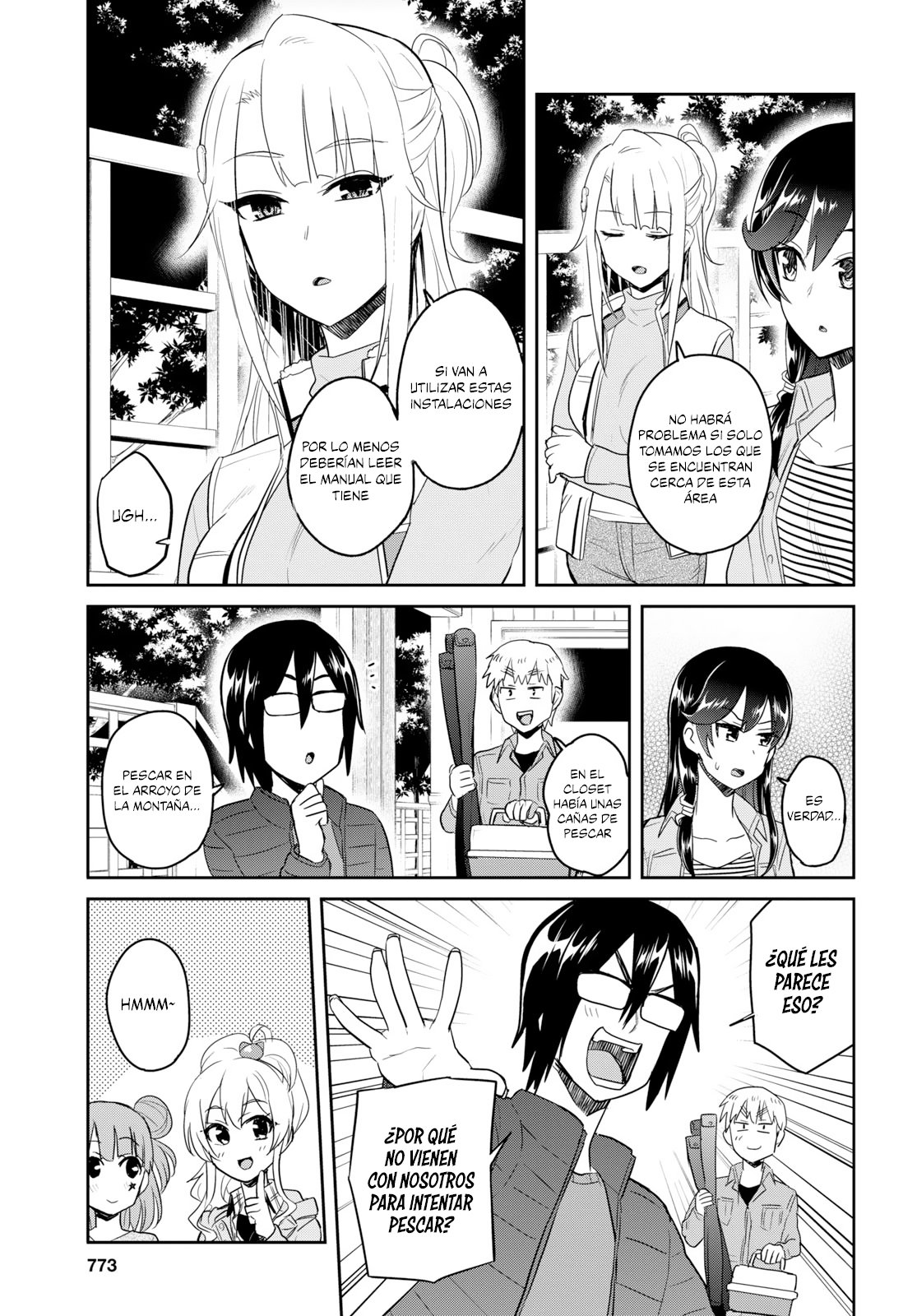 Hajimete no Gal Capitulo 74: El primer campamento página 8