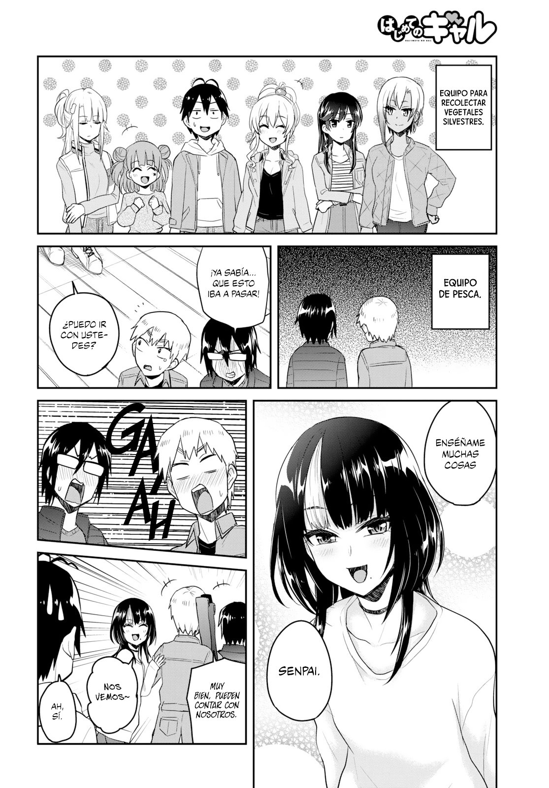 Hajimete no Gal Capitulo 74: El primer campamento página 9