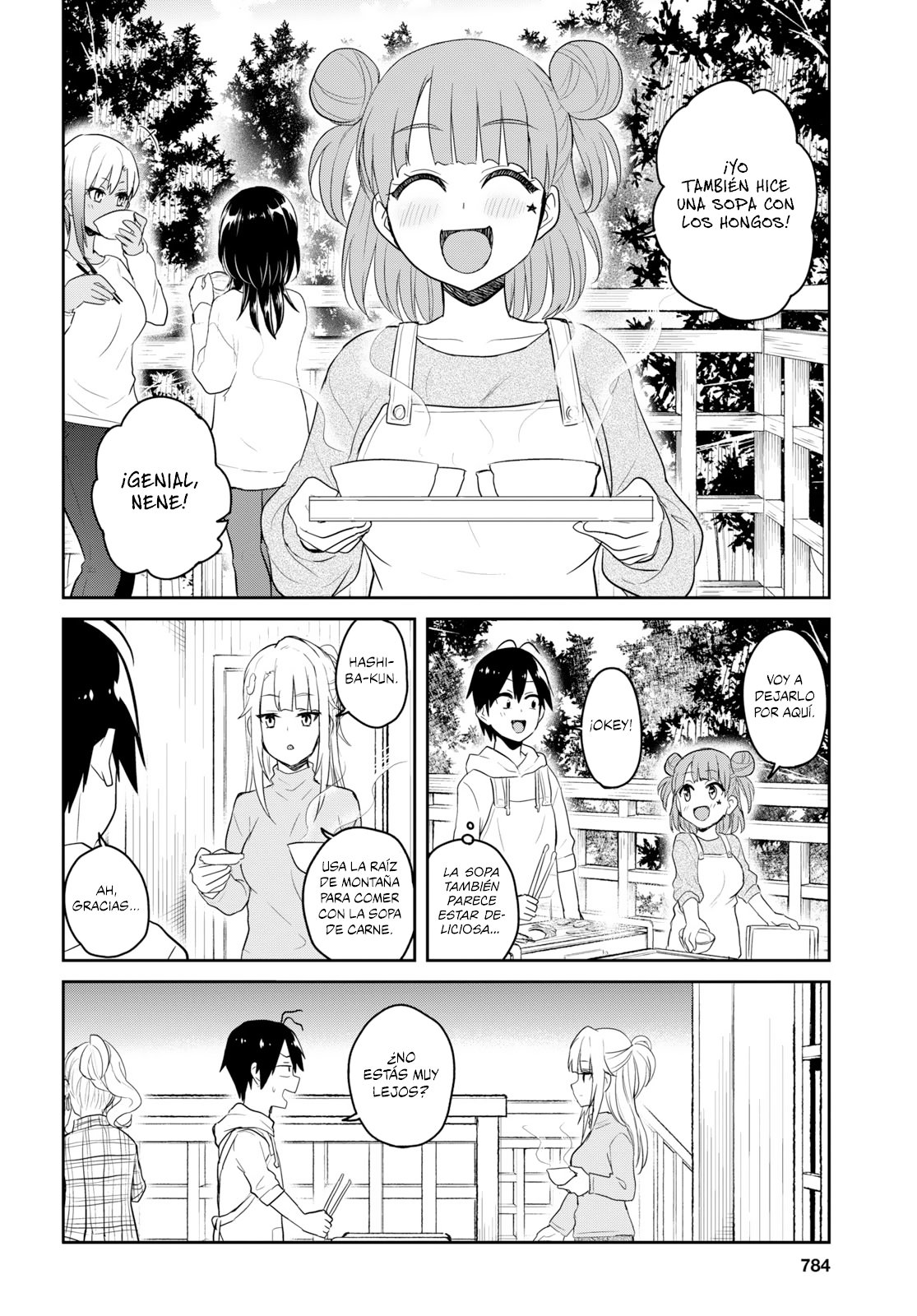 Hajimete no Gal Capitulo 75: La primera barbacoa página 3
