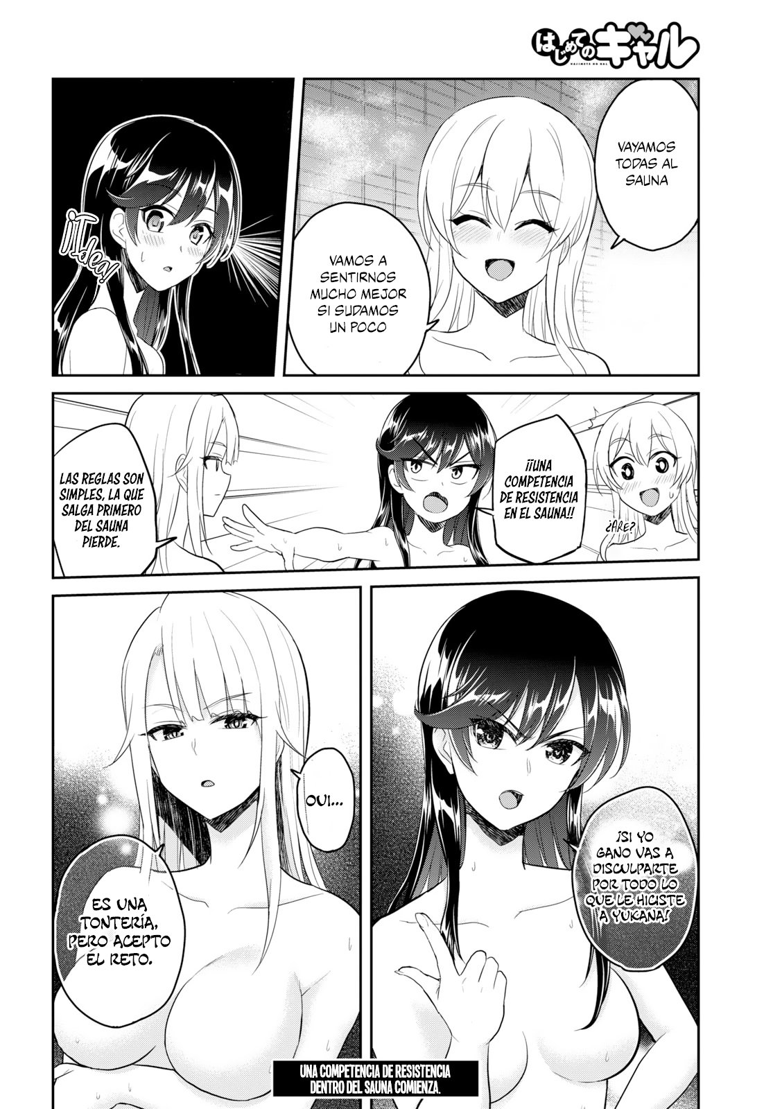 Hajimete no Gal Capitulo 76: El primer super baño público página 15