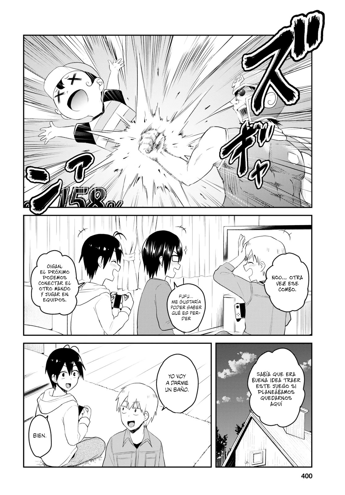 Hajimete no Gal Capitulo 76: El primer super baño público página 3