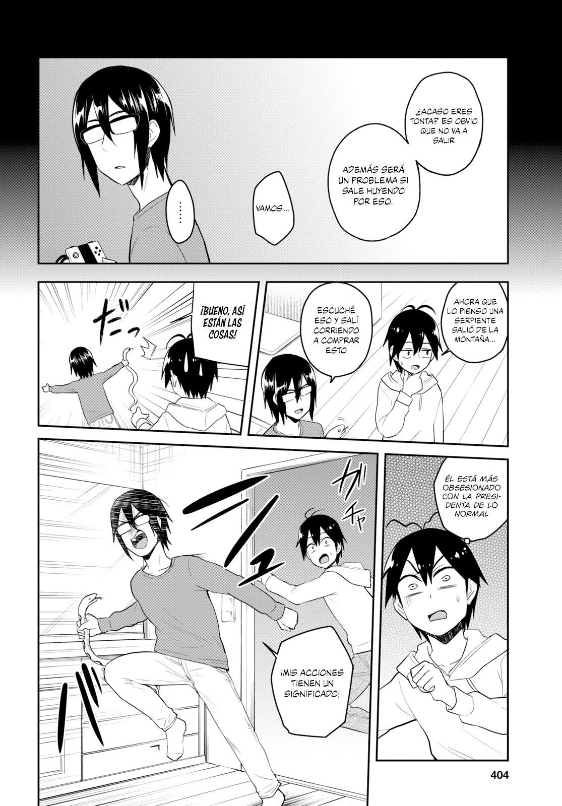 Hajimete no Gal Capitulo 76: El primer super baño público página 7
