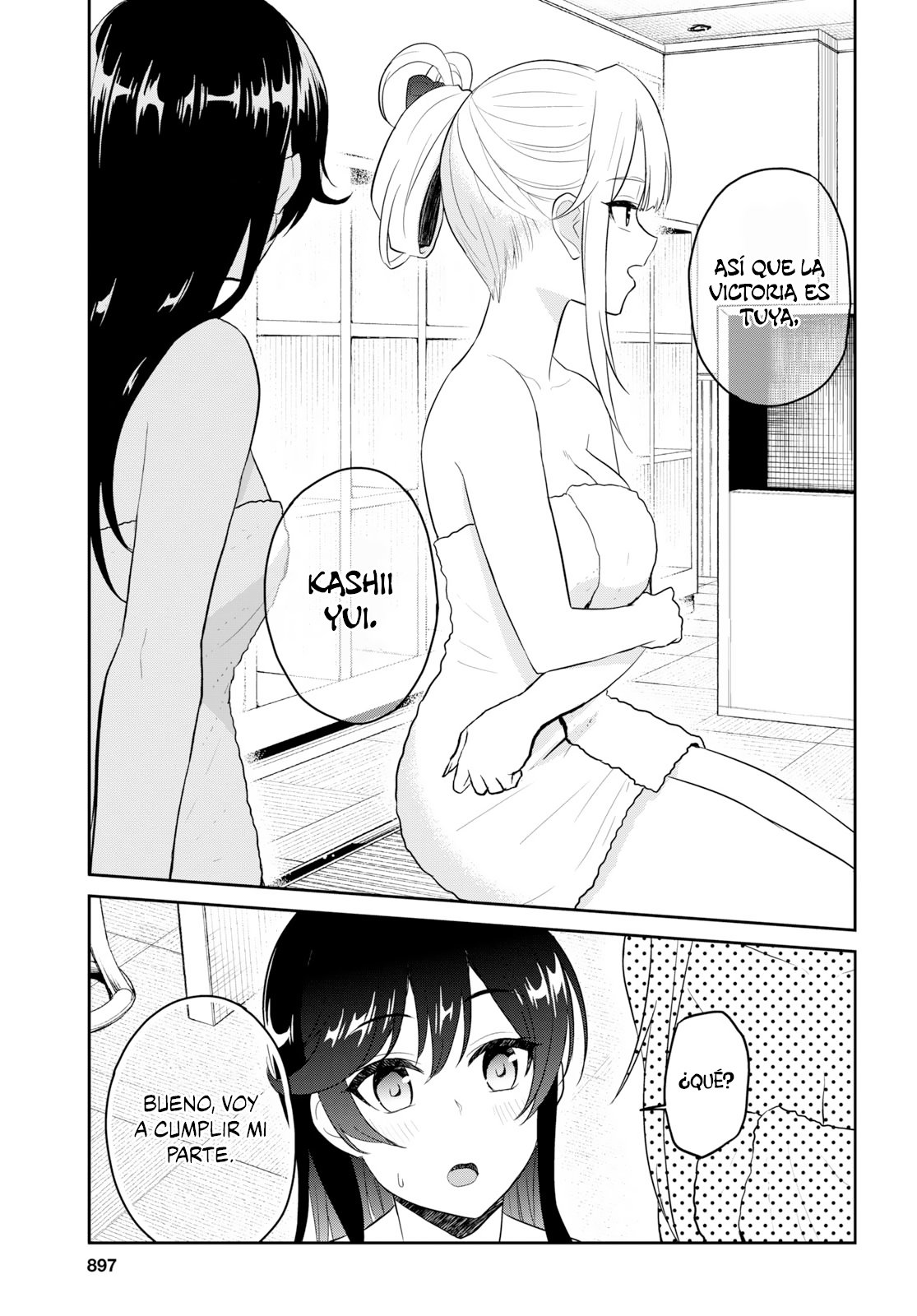 Hajimete no Gal Capitulo 77: La primera disputa en un sauna página 12