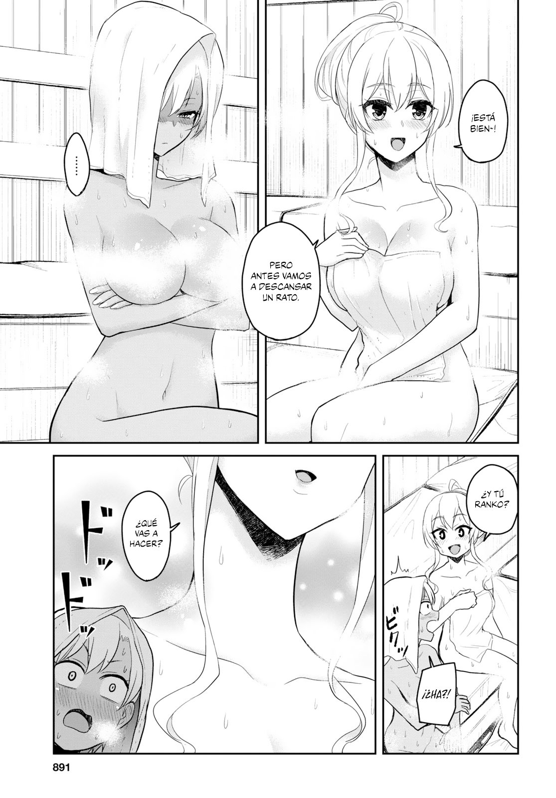 Hajimete no Gal Capitulo 77: La primera disputa en un sauna página 6