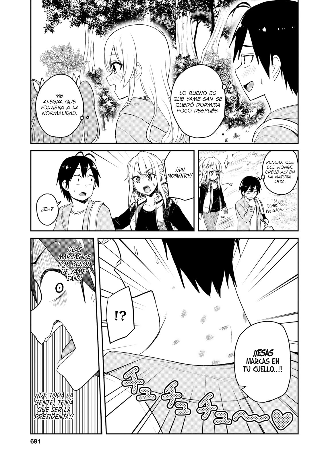 Hajimete no Gal Capitulo 80: El primer abrazo contra el frío página 18